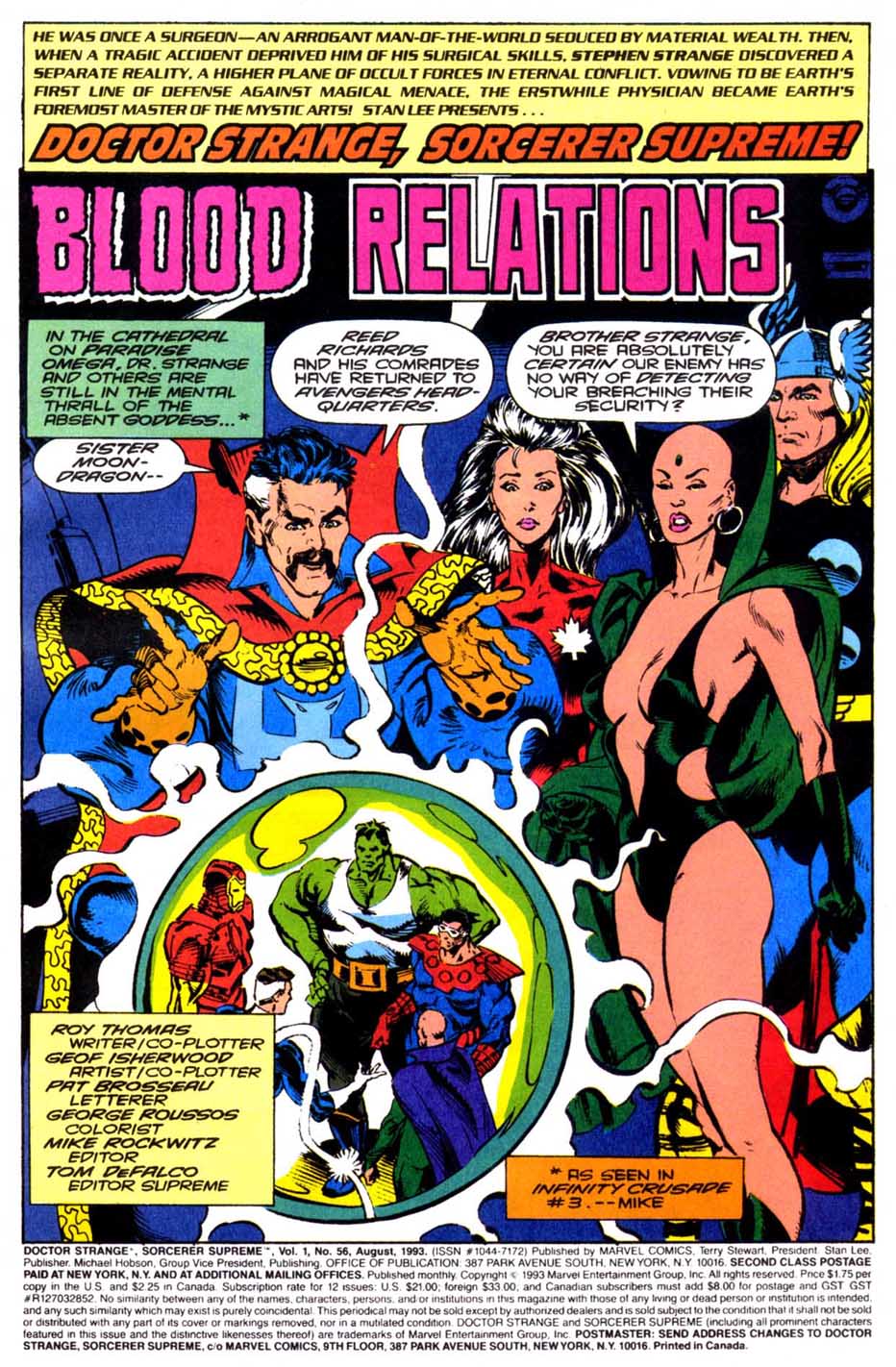 Read online Doctor Strange: Sorcerer Supreme comic -  Issue #56 - 2