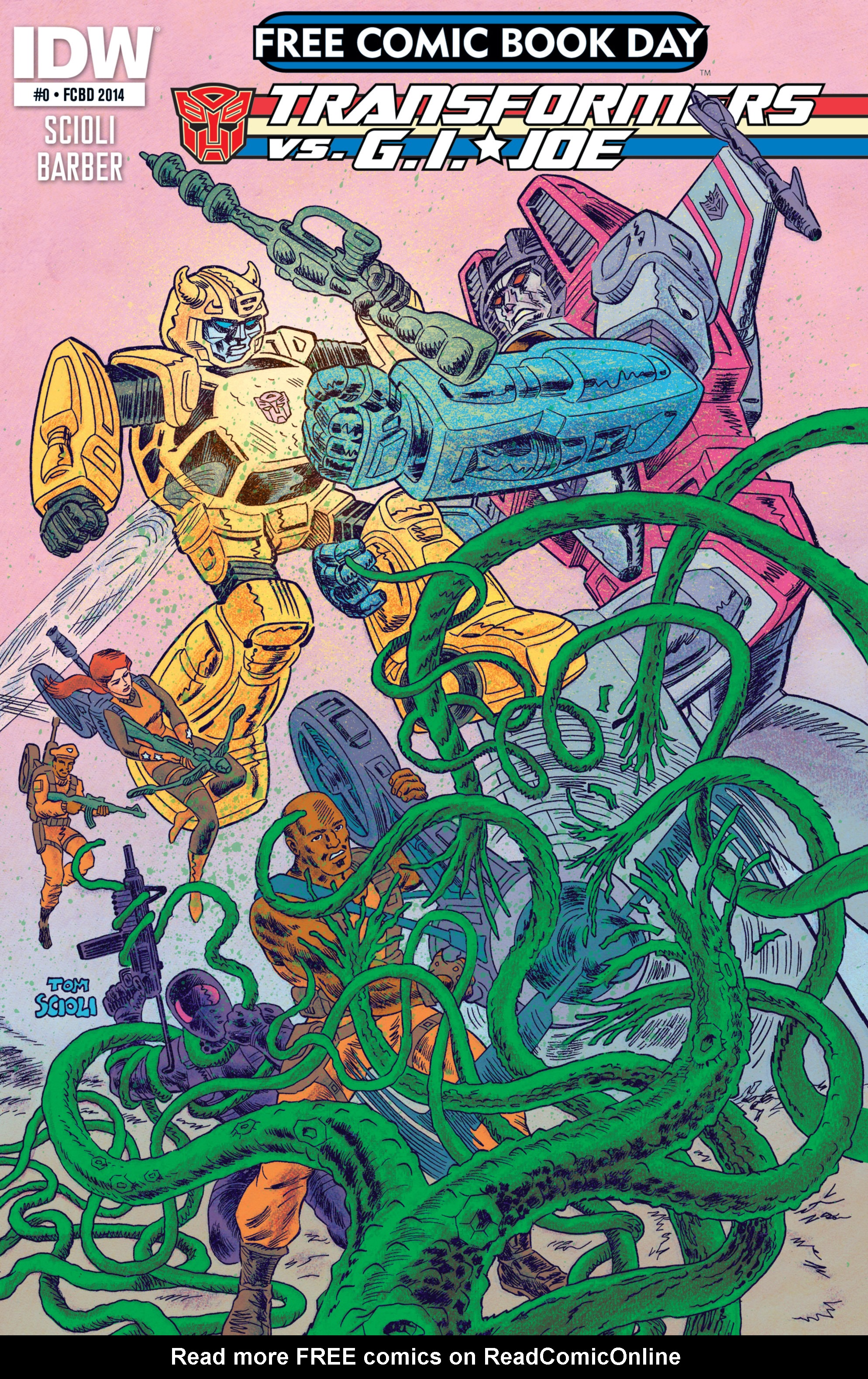Read online Free Comic Book Day 2014 comic -  Issue # The Transformers vs. G.I. Joe 00 - 1