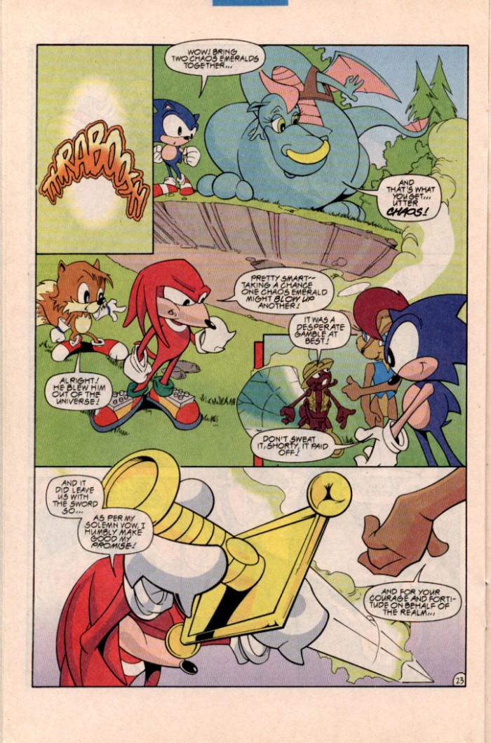Read online Sonic vs. Knuckles comic -  Issue # Full - 25