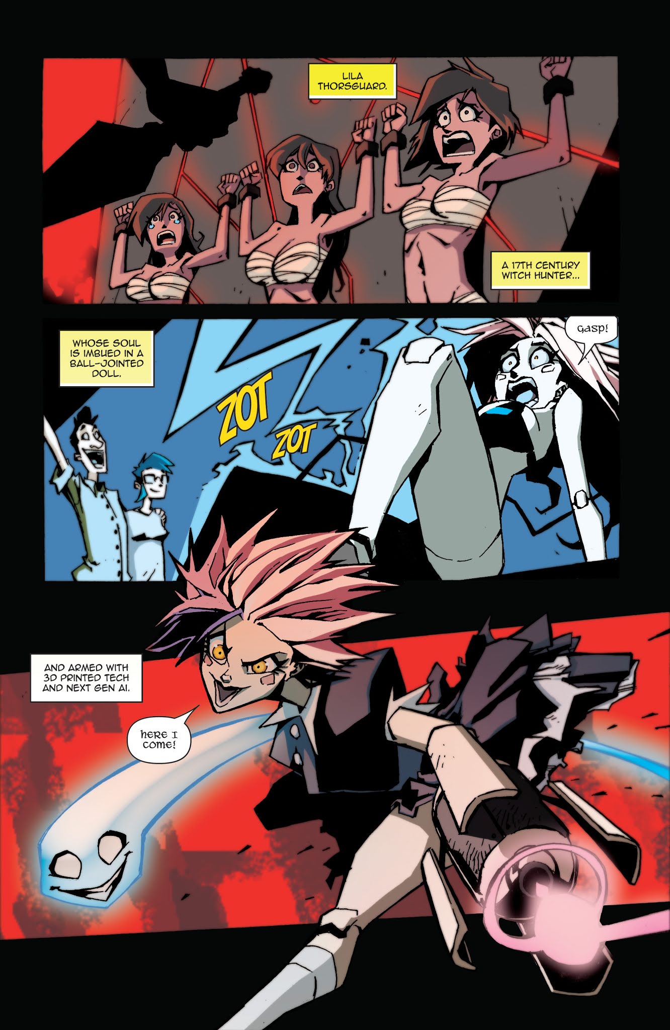 Read online Danger Doll Squad: Galactic Gladiators comic -  Issue #0 - 9