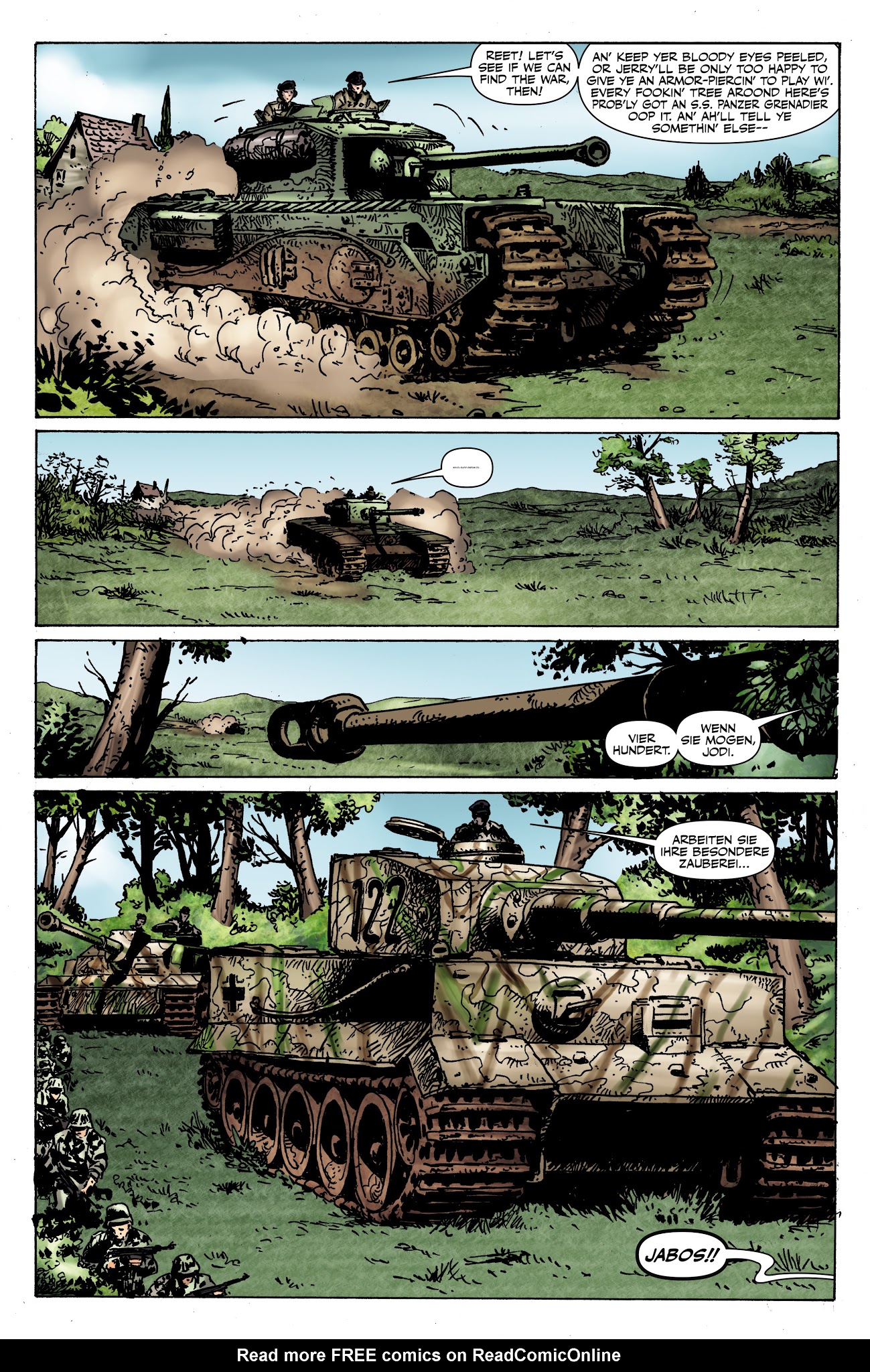 Read online Battlefields: The Tankies comic -  Issue # TPB - 52