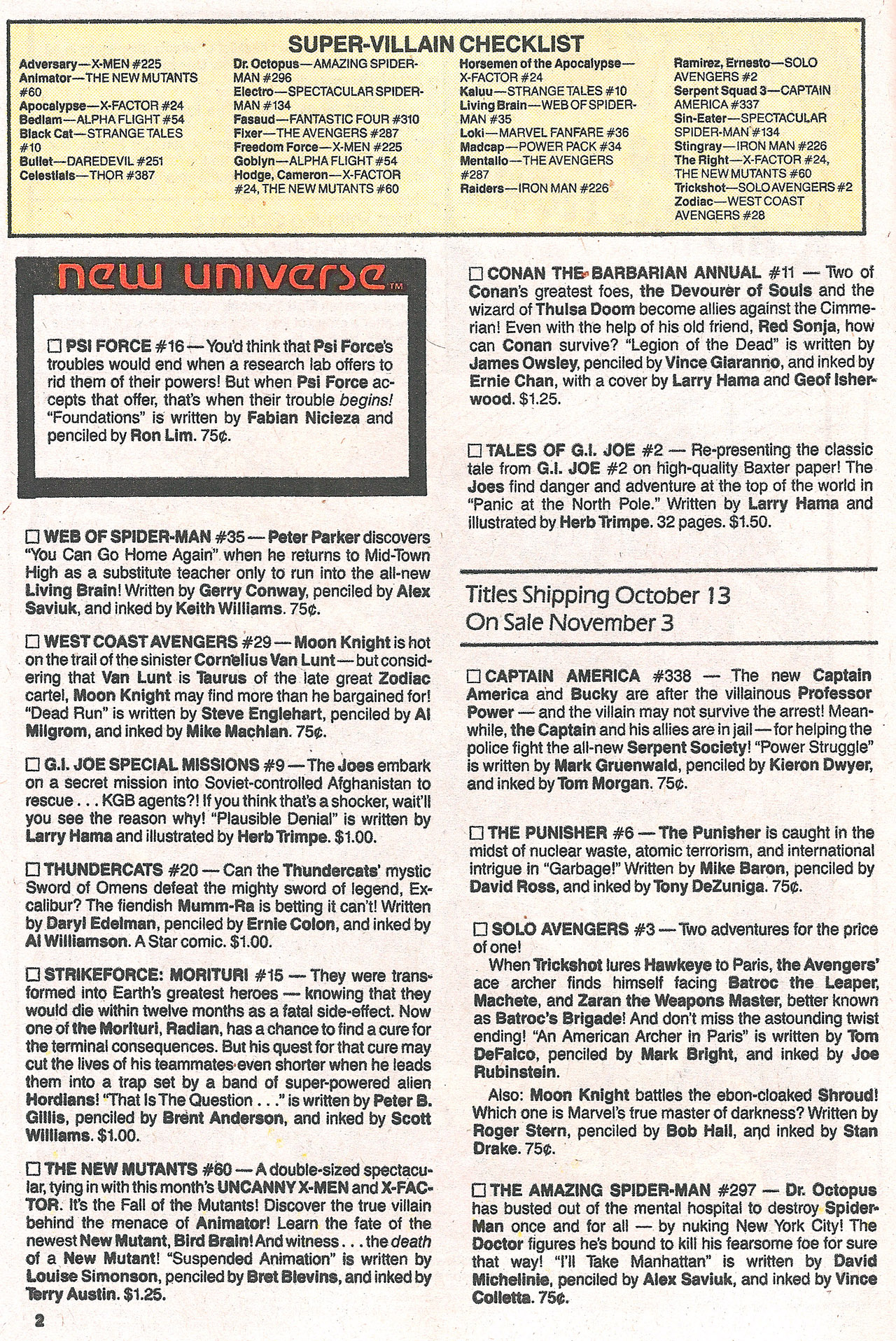 Read online Marvel Age comic -  Issue #58 - 4