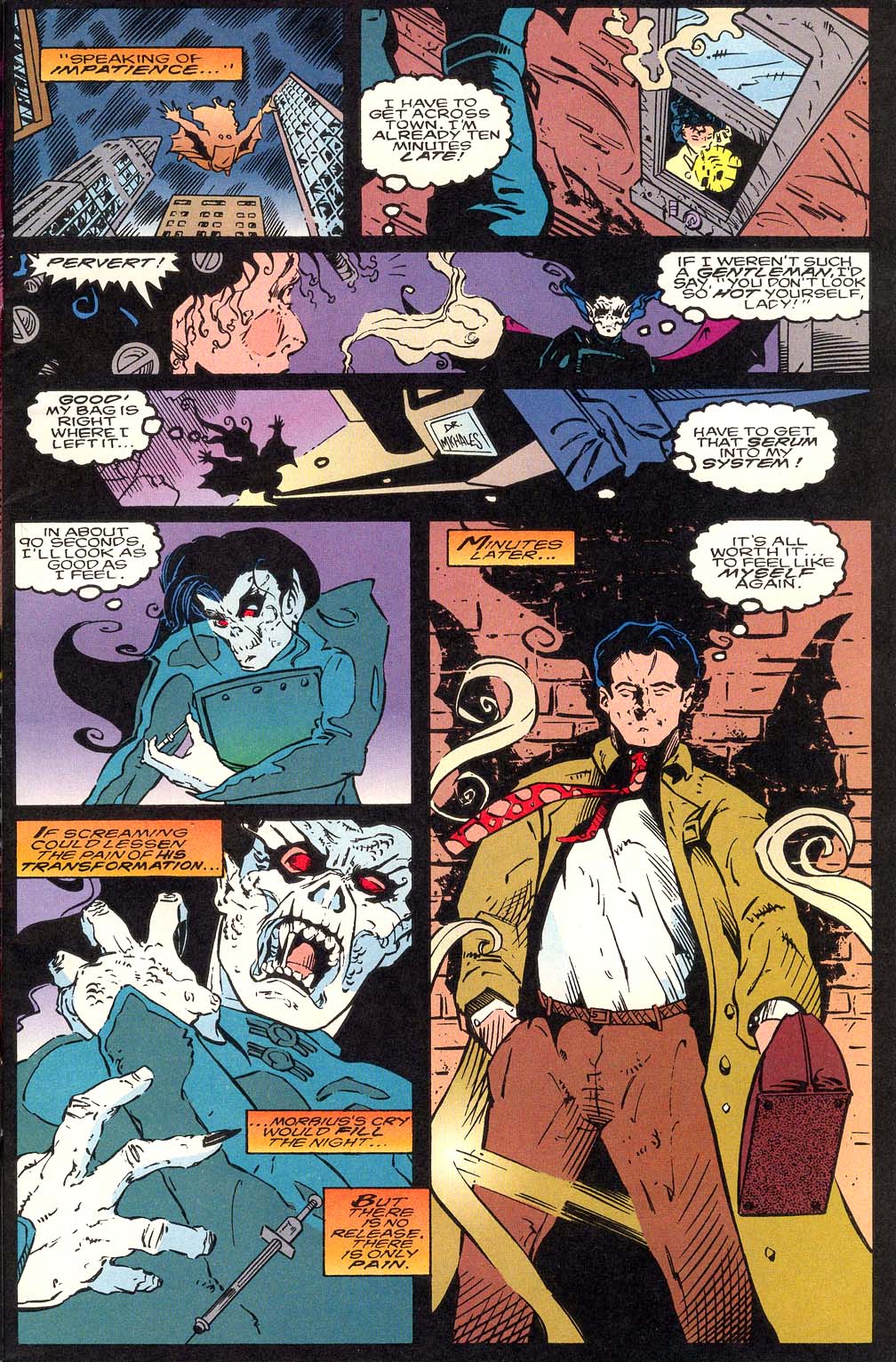 Read online Morbius: The Living Vampire (1992) comic -  Issue #25 - 4