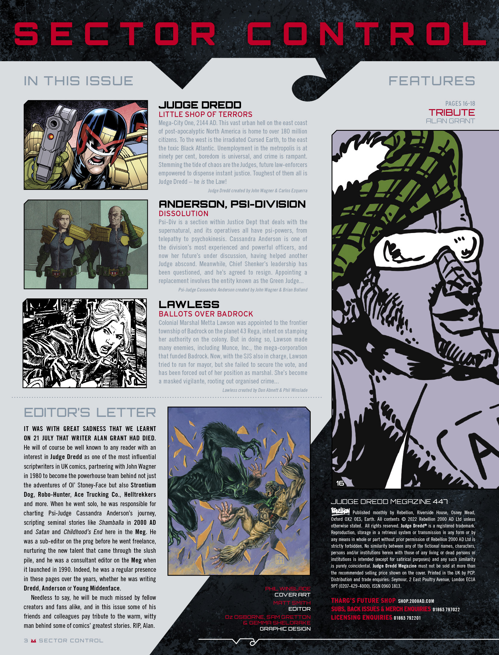 Read online Judge Dredd Megazine (Vol. 5) comic -  Issue #447 - 3