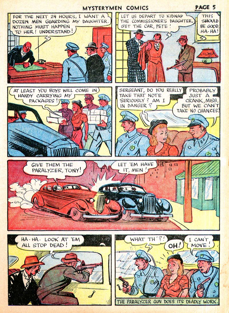 Read online Mystery Men Comics comic -  Issue #4 - 7