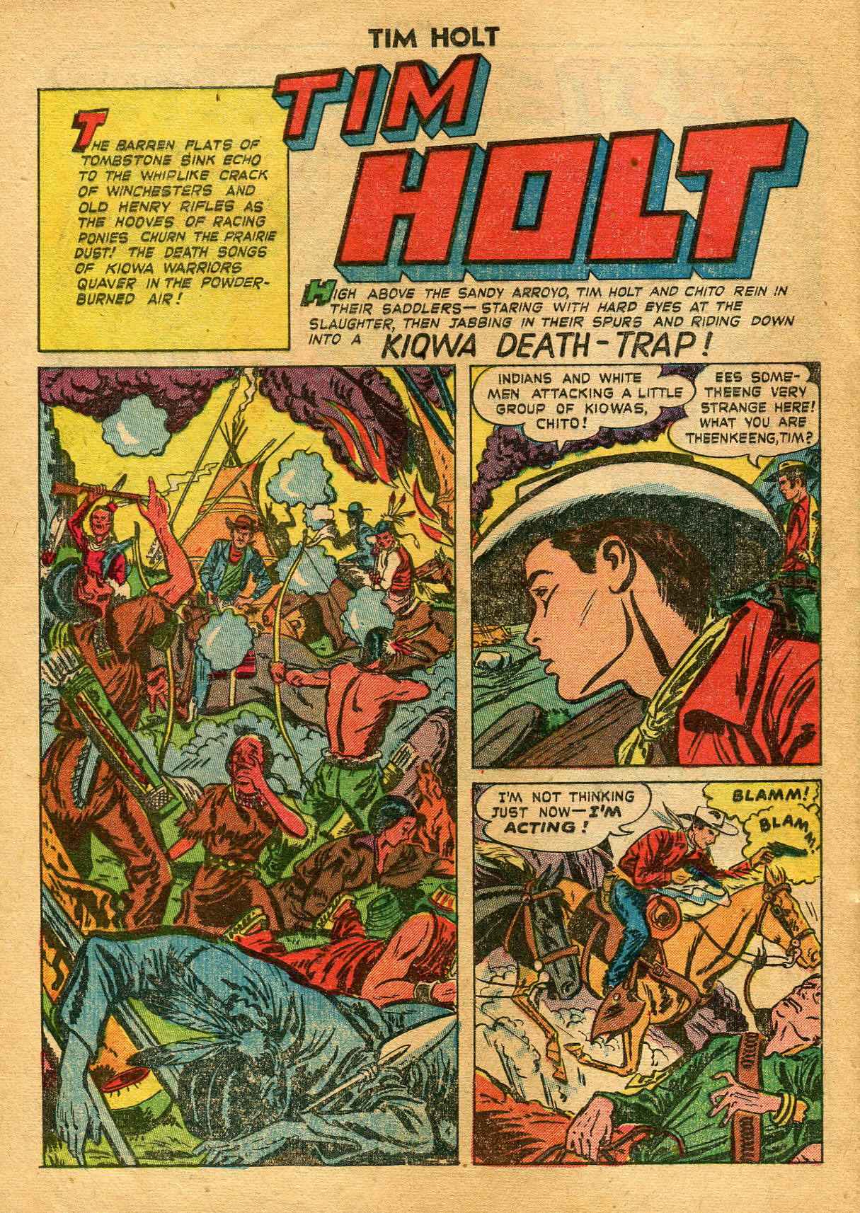 Read online Tim Holt comic -  Issue #11 - 28
