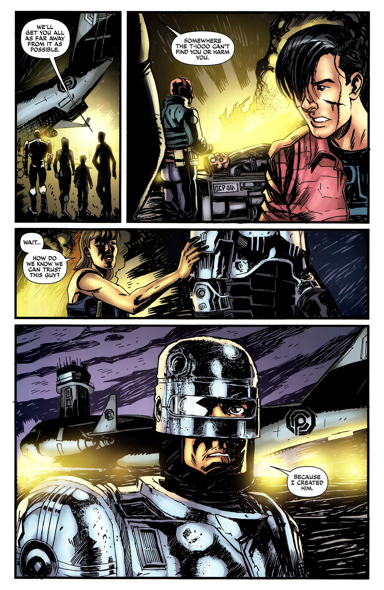 Read online Terminator/Robocop: Kill Human comic -  Issue #3 - 22