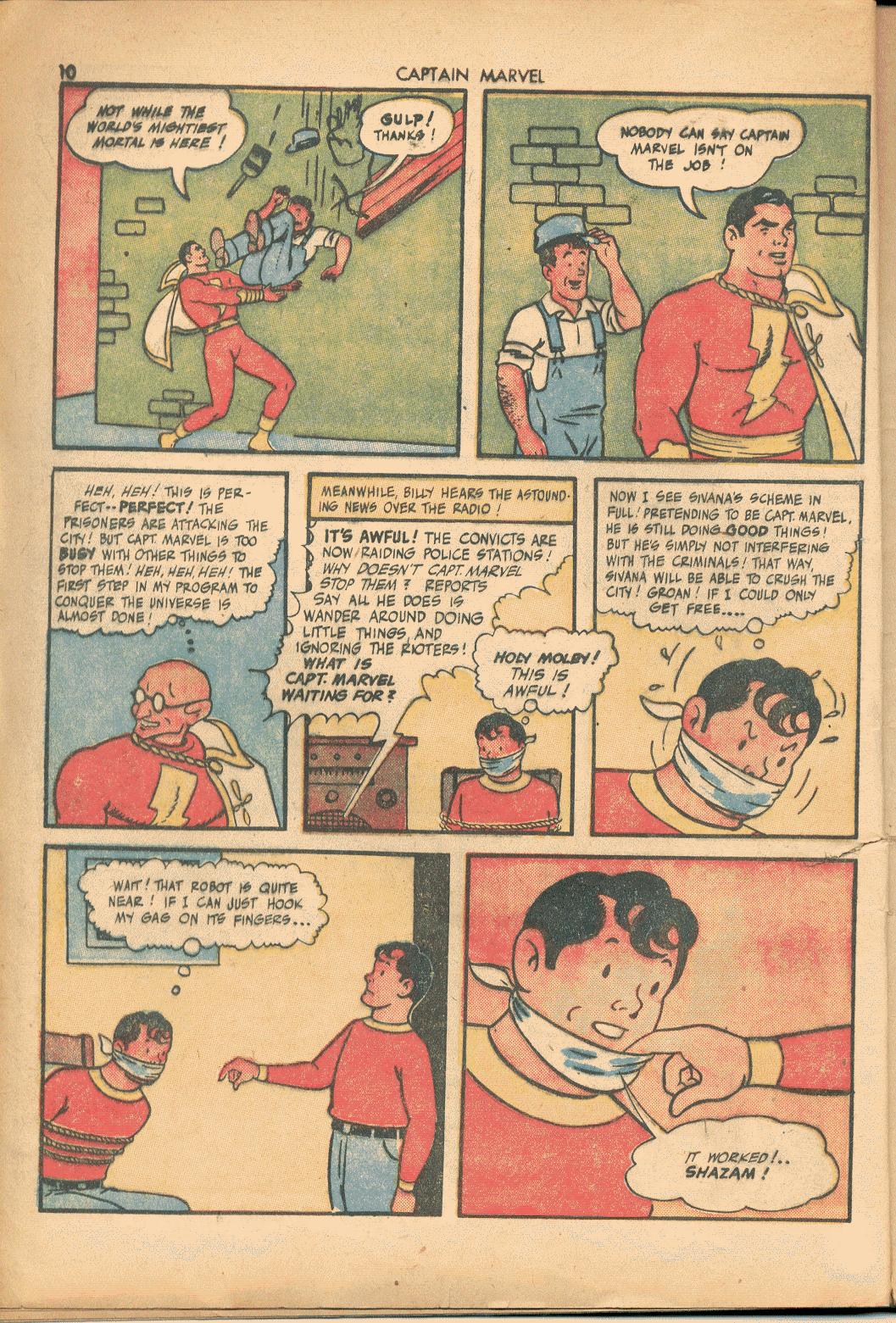 Read online Captain Marvel Adventures comic -  Issue #54 - 11