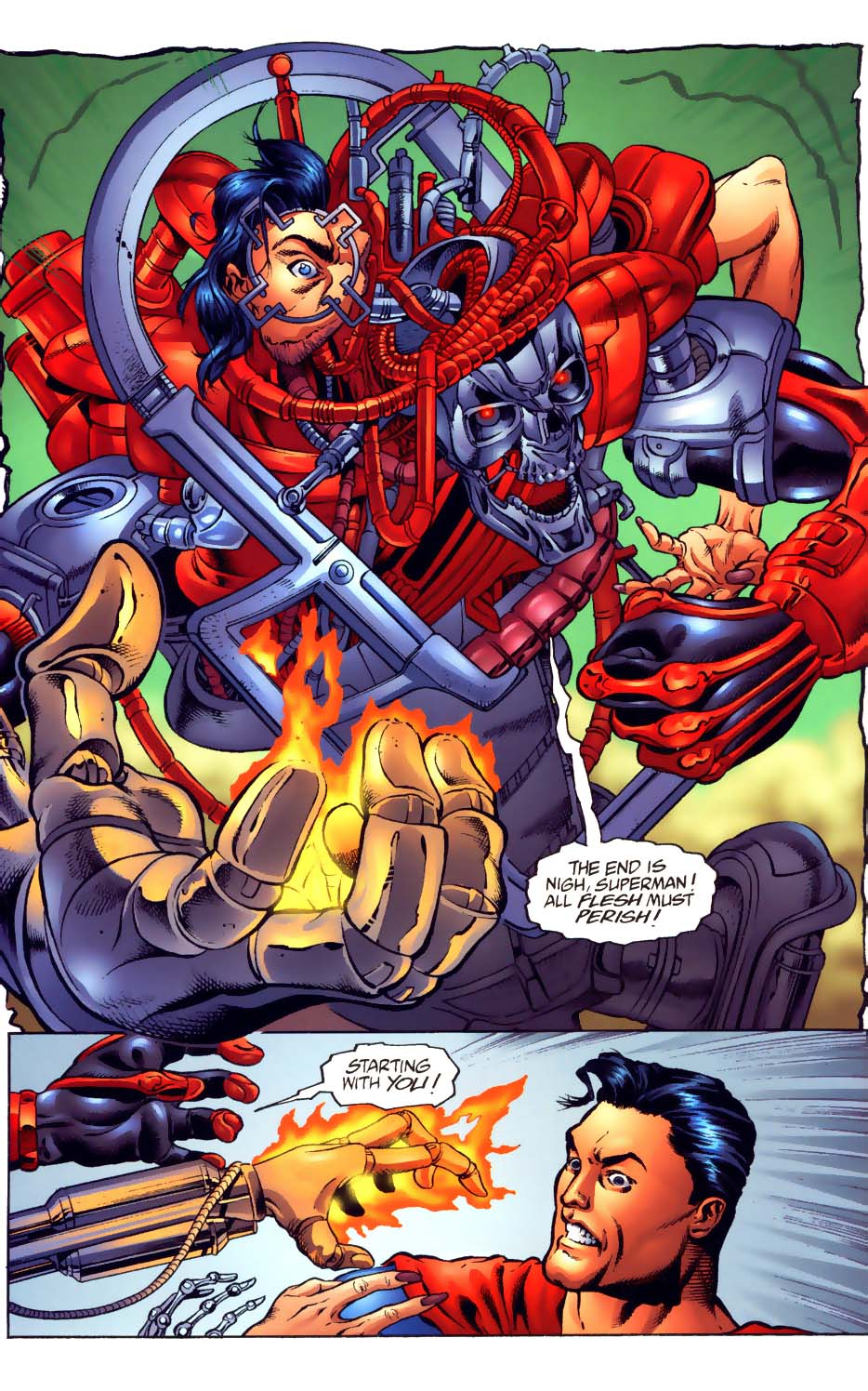 Read online Superman vs. The Terminator: Death to the Future comic -  Issue #4 - 17