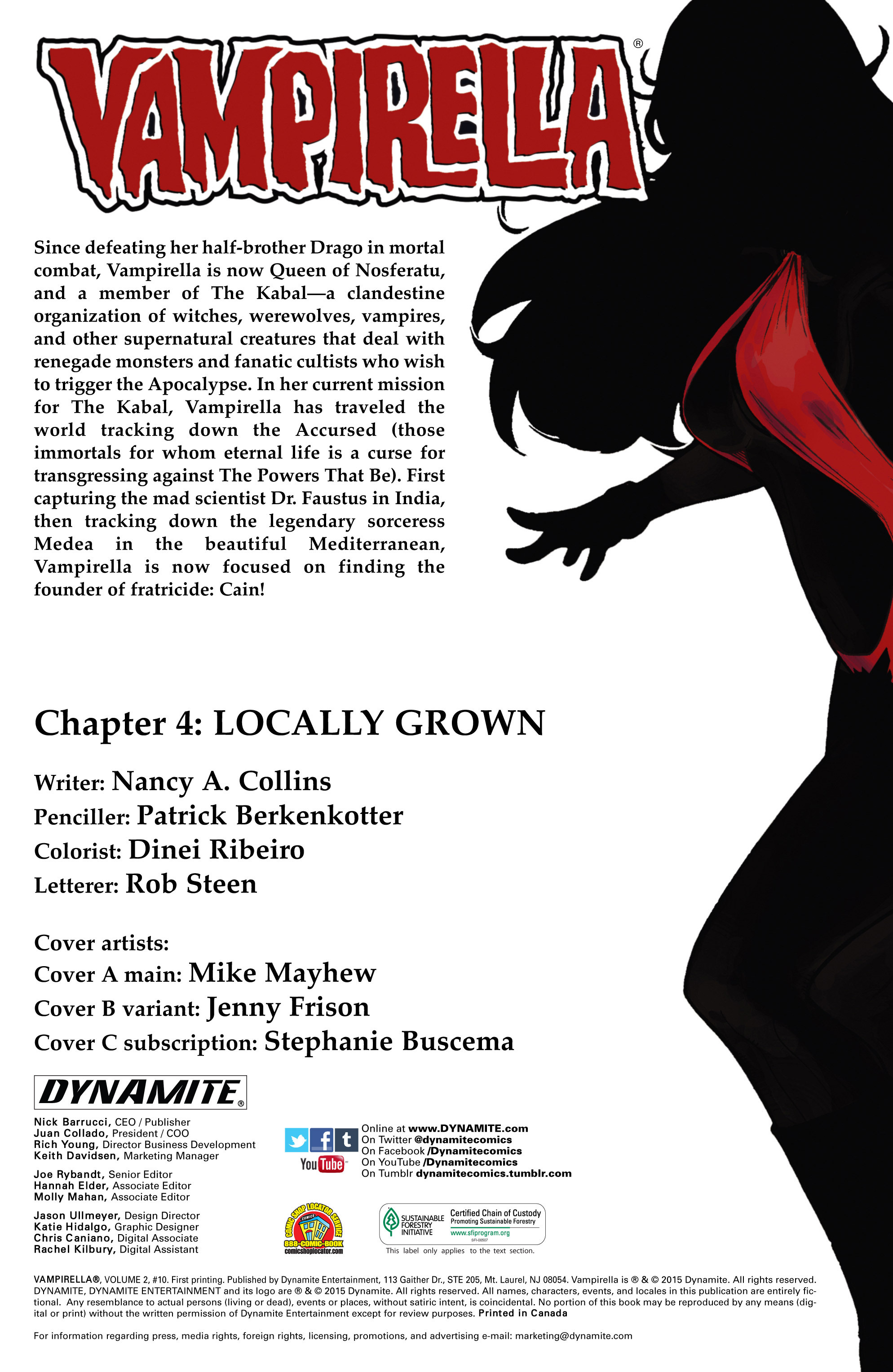 Read online Vampirella (2014) comic -  Issue #10 - 3