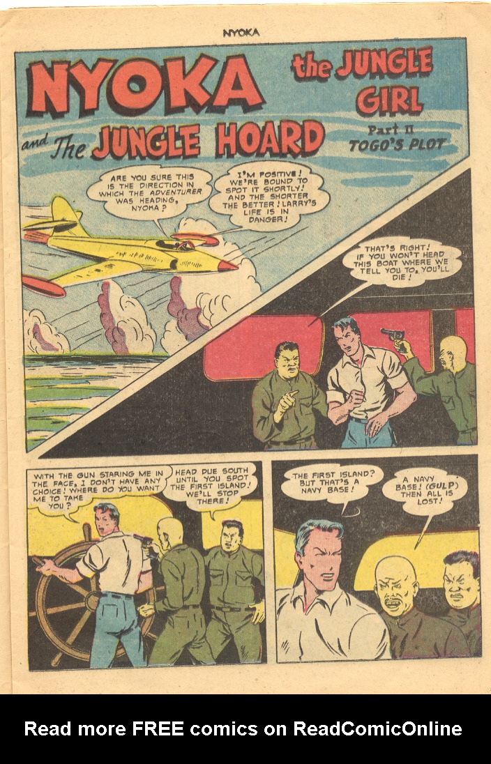 Read online Nyoka the Jungle Girl (1945) comic -  Issue #52 - 11