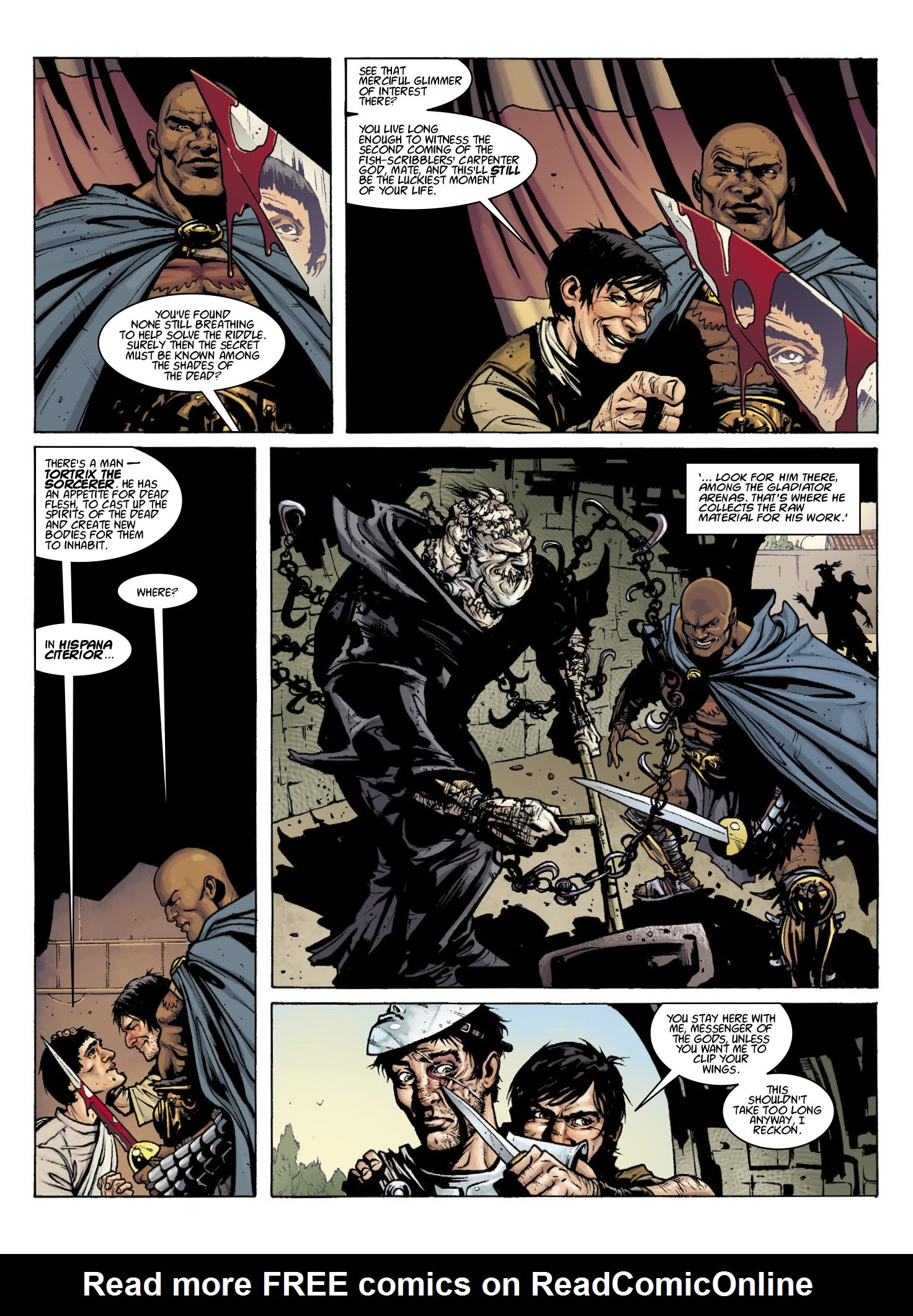 Read online Aquila: The Burning Fields comic -  Issue # TPB - 23