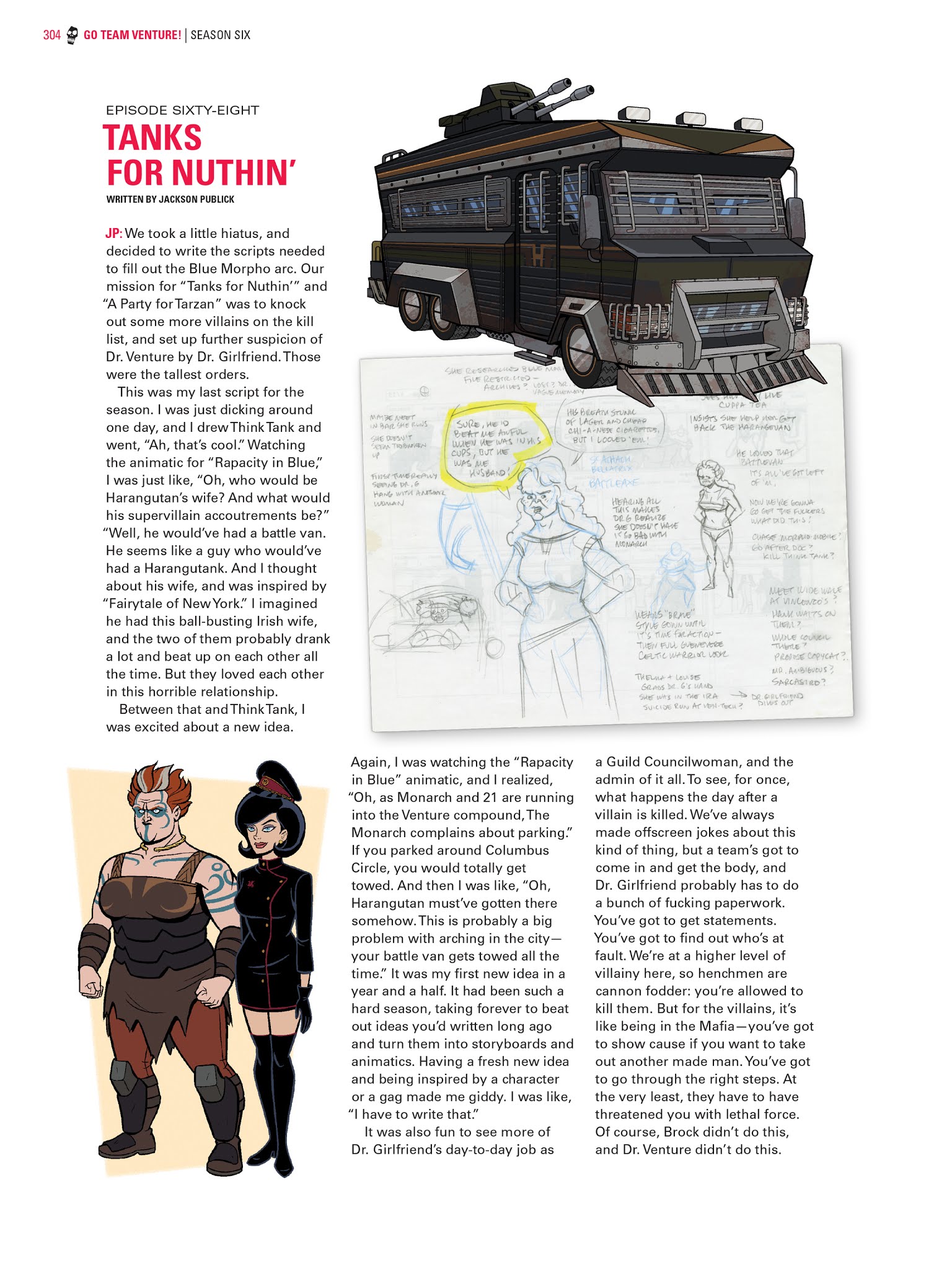 Read online Go Team Venture!: The Art and Making of The Venture Bros. comic -  Issue # TPB (Part 4) - 3