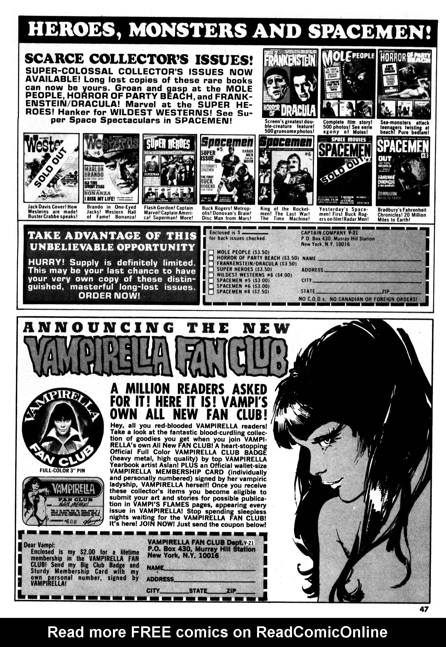 Read online Vampirella (1969) comic -  Issue #21 - 47