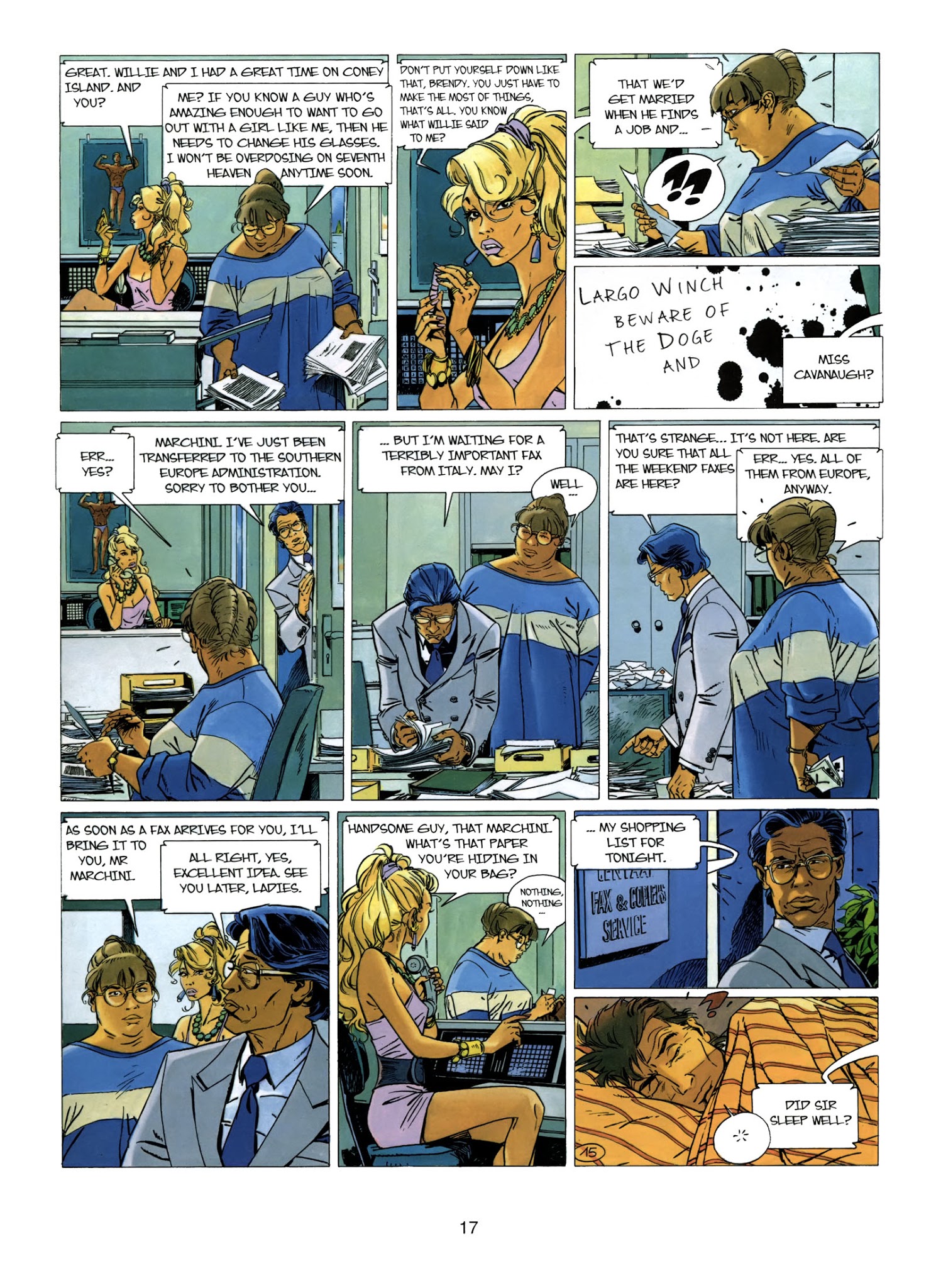 Read online Largo Winch comic -  Issue #5 - 18