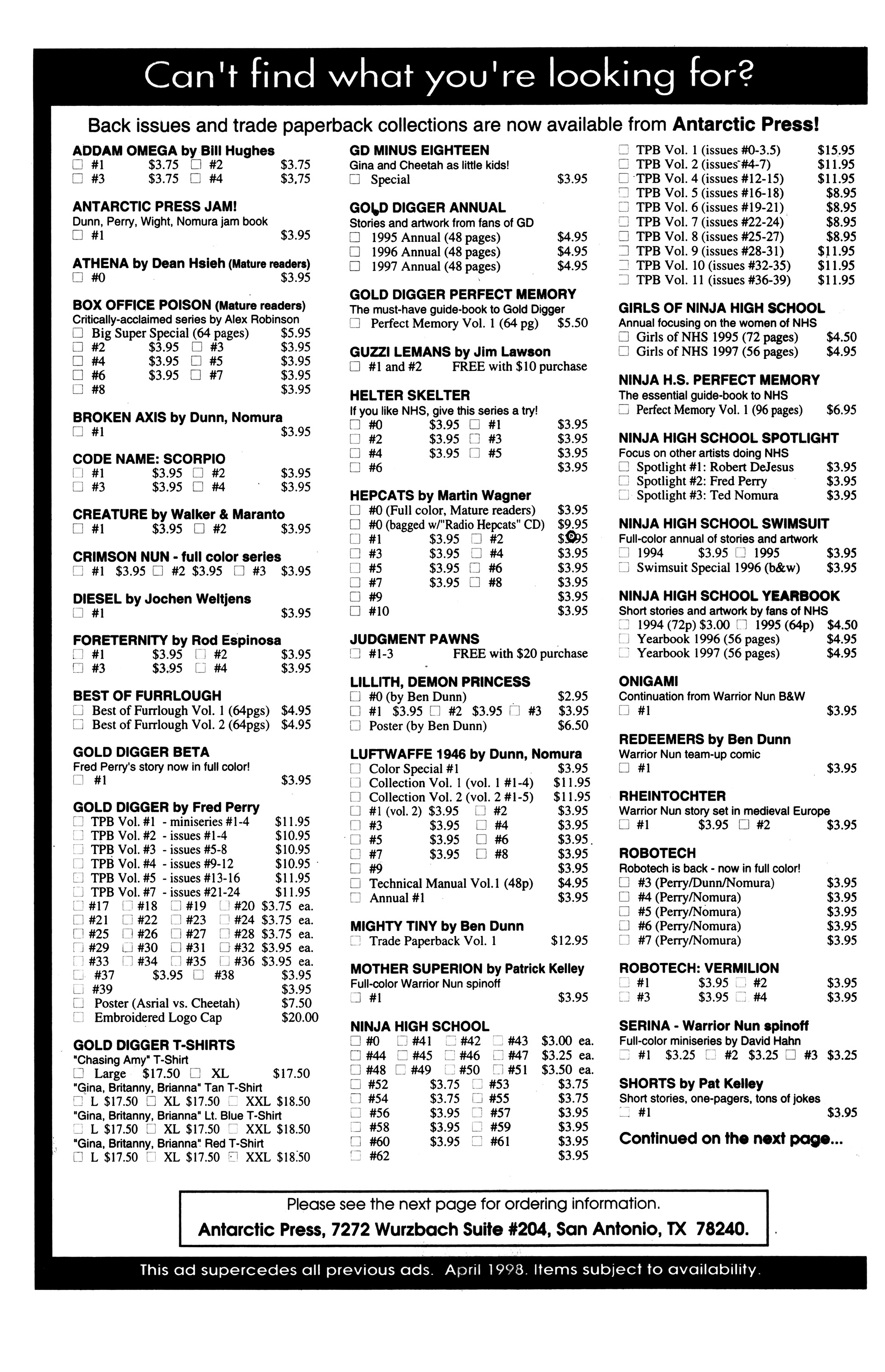 Read online Warrior Nun: Black & White comic -  Issue #13 - 32