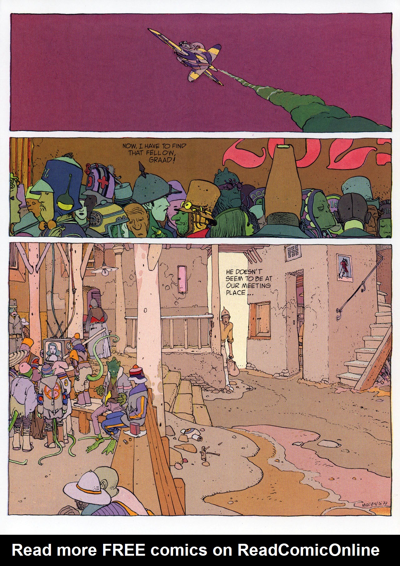 Read online Epic Graphic Novel: Moebius comic -  Issue # TPB 3 - 45