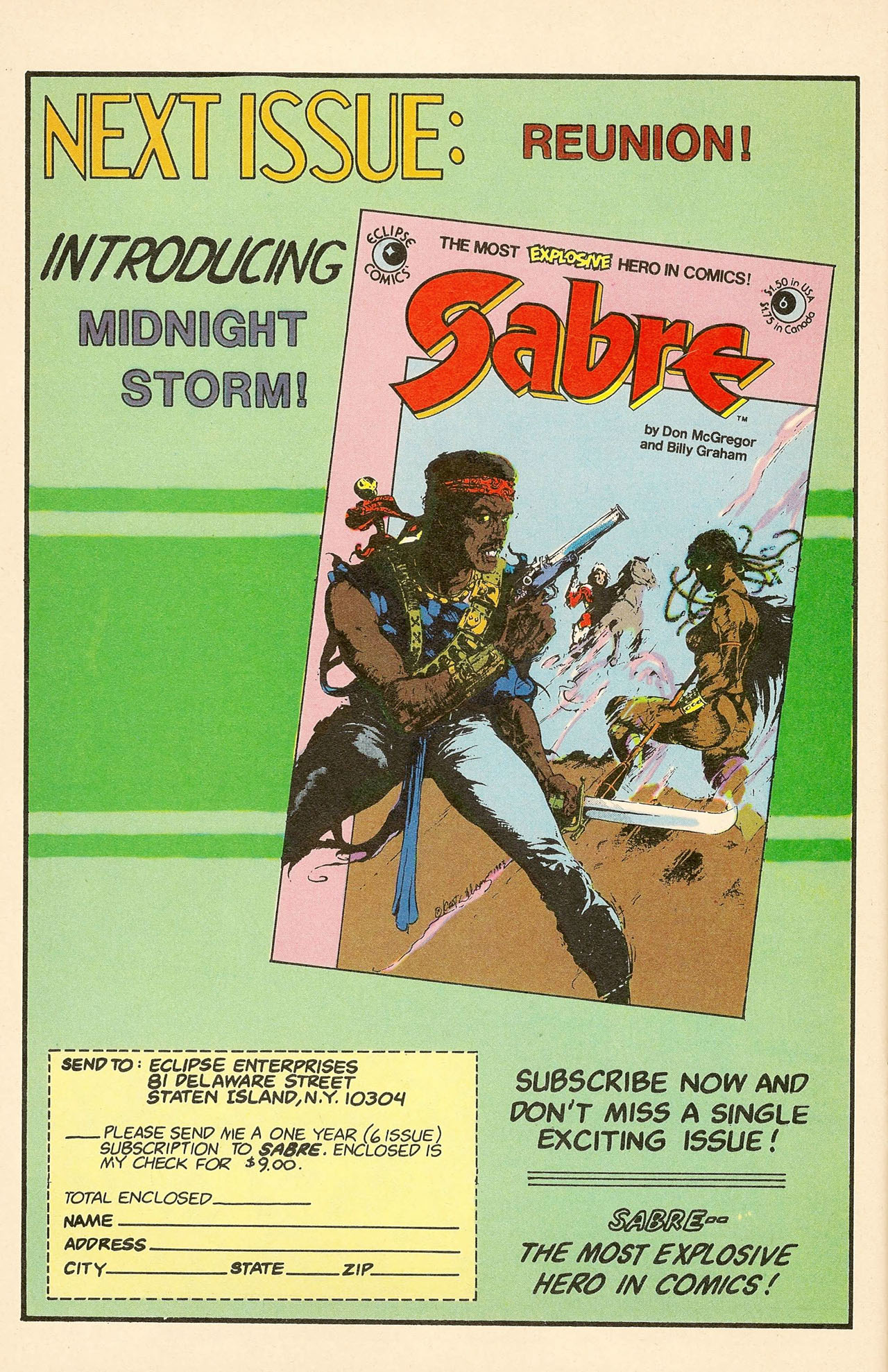 Read online Sabre comic -  Issue #5 - 24