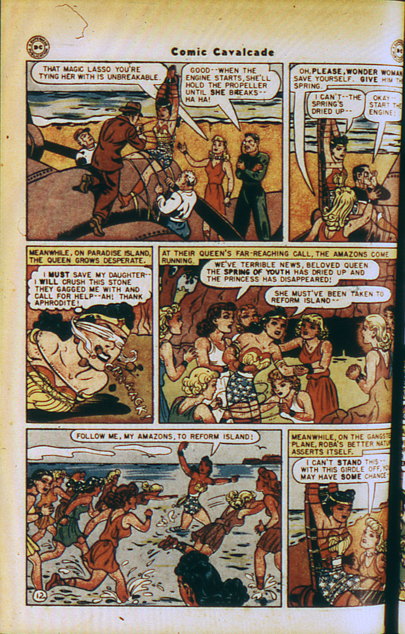 Read online Comic Cavalcade comic -  Issue #19 - 15