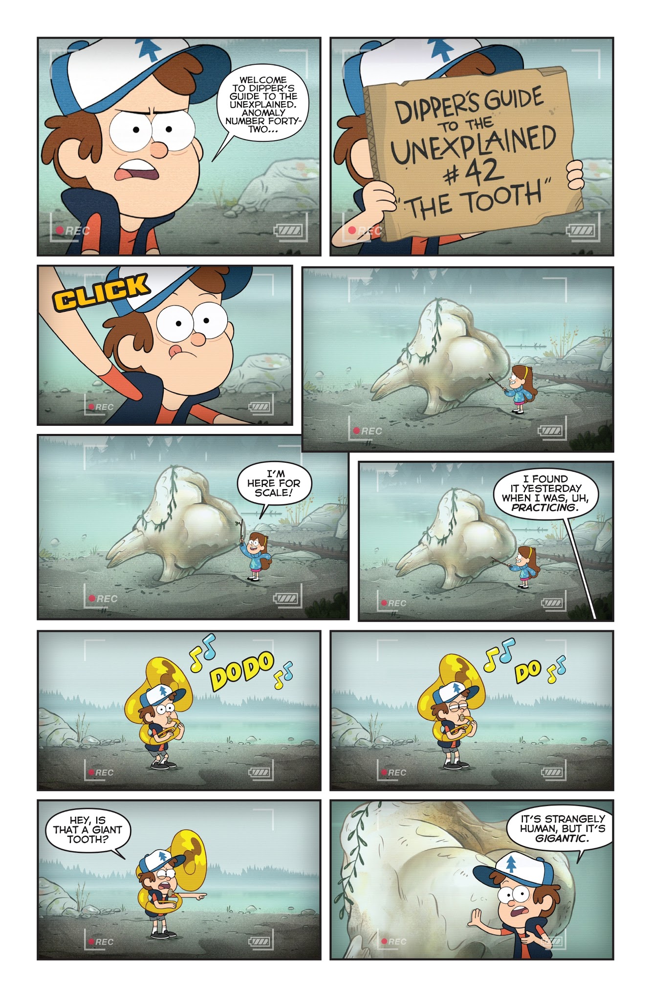 Read online Disney Gravity Falls Shorts Cinestory Comic comic -  Issue #4 - 3