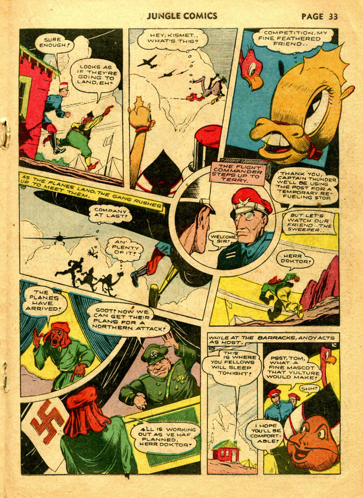 Read online Jungle Comics comic -  Issue #33 - 35