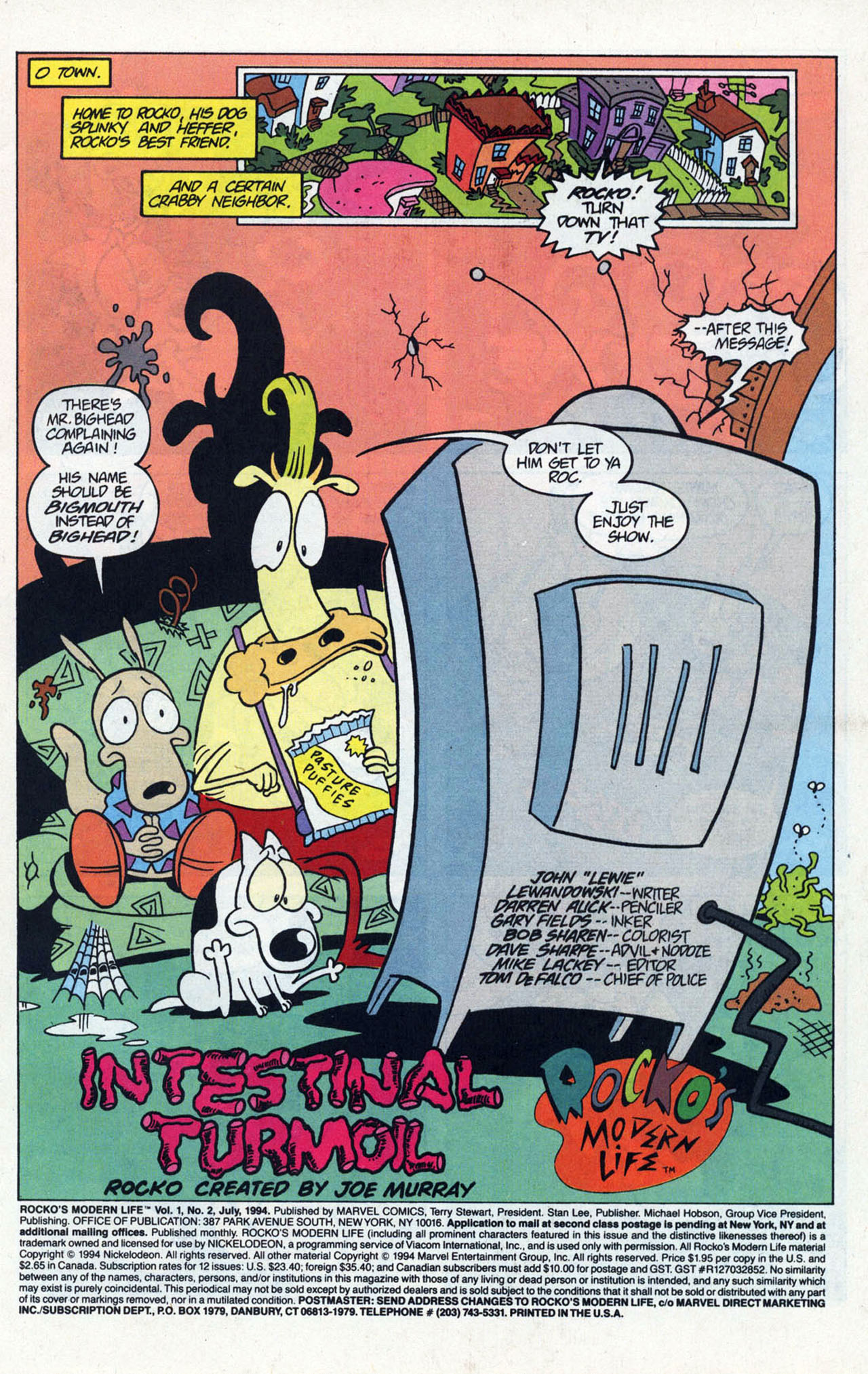 Read online Rocko's Modern Life comic -  Issue #2 - 3