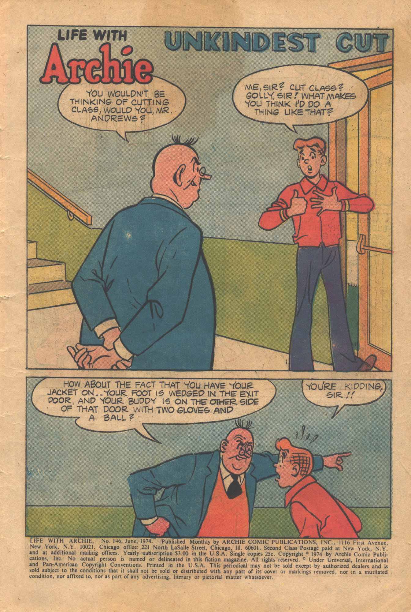 Read online Life With Archie (1958) comic -  Issue #146 - 3