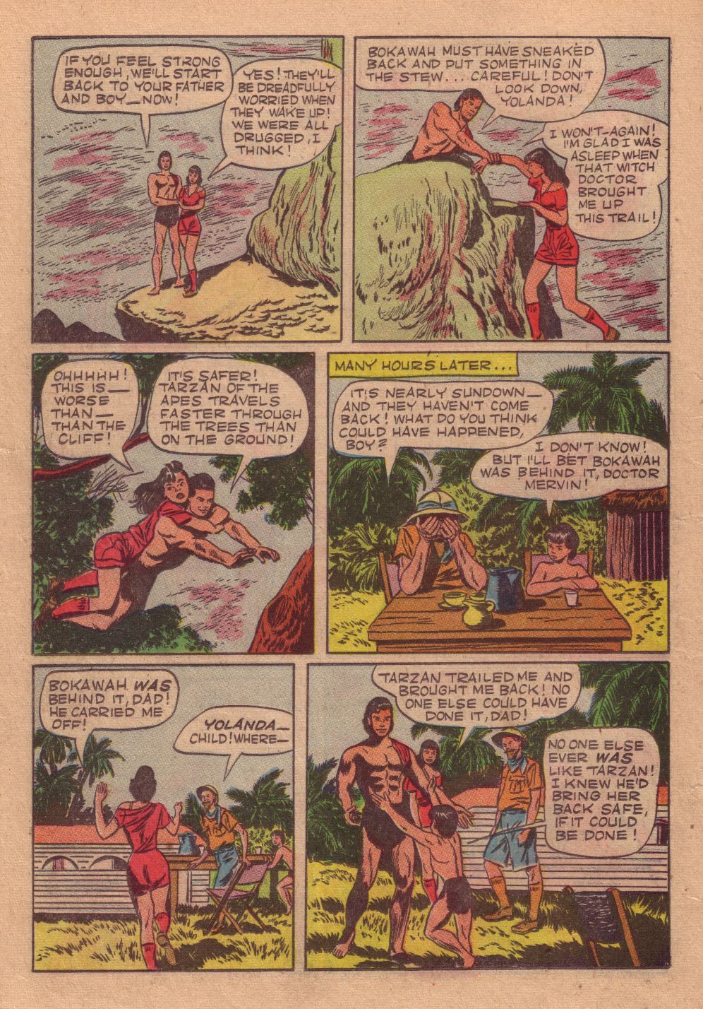 Read online Tarzan (1948) comic -  Issue #22 - 26