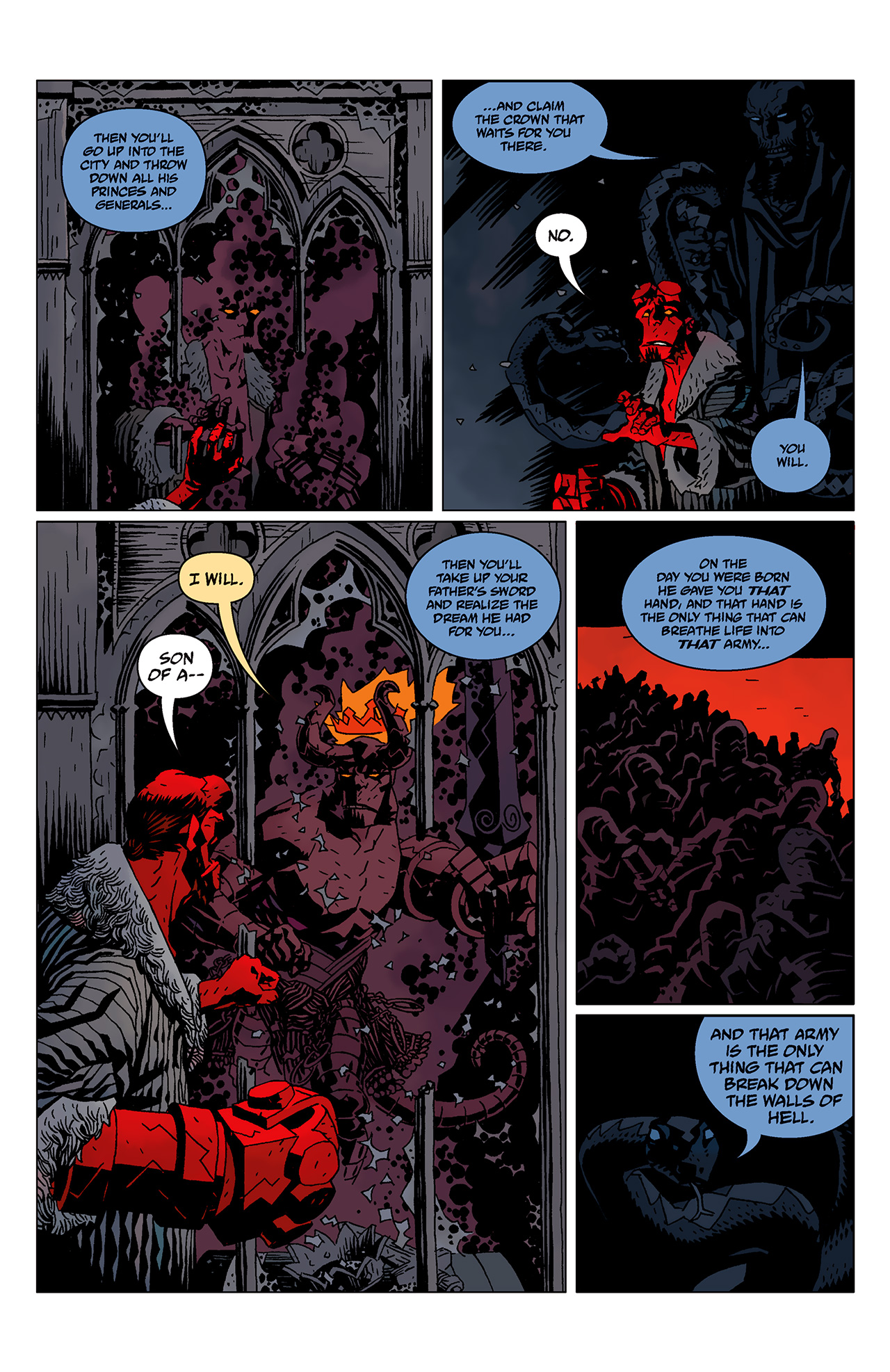 Read online Hellboy: The Wild Hunt comic -  Issue #7 - 13