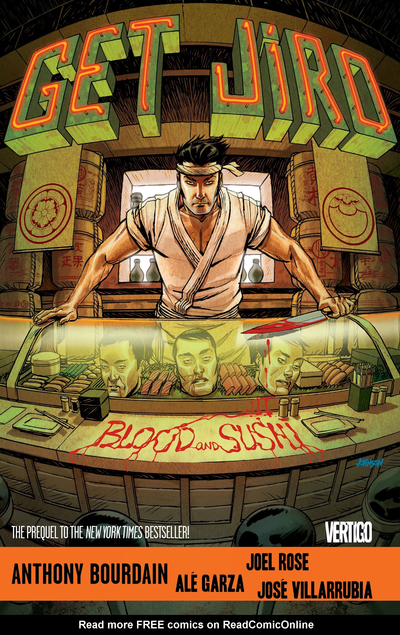 Read online Get Jiro!: Blood & Sushi comic -  Issue # TPB - 1