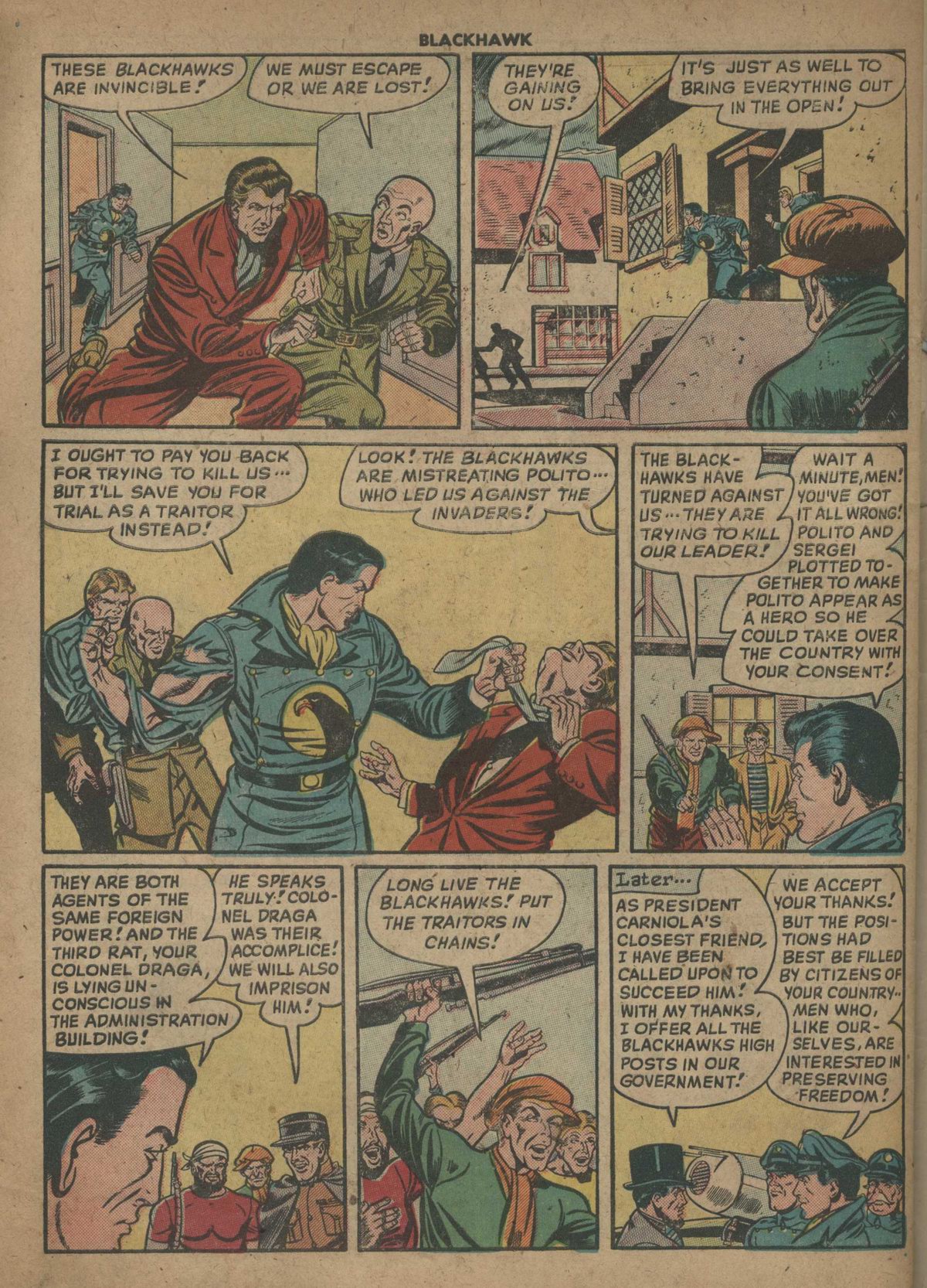 Read online Blackhawk (1957) comic -  Issue #25 - 34