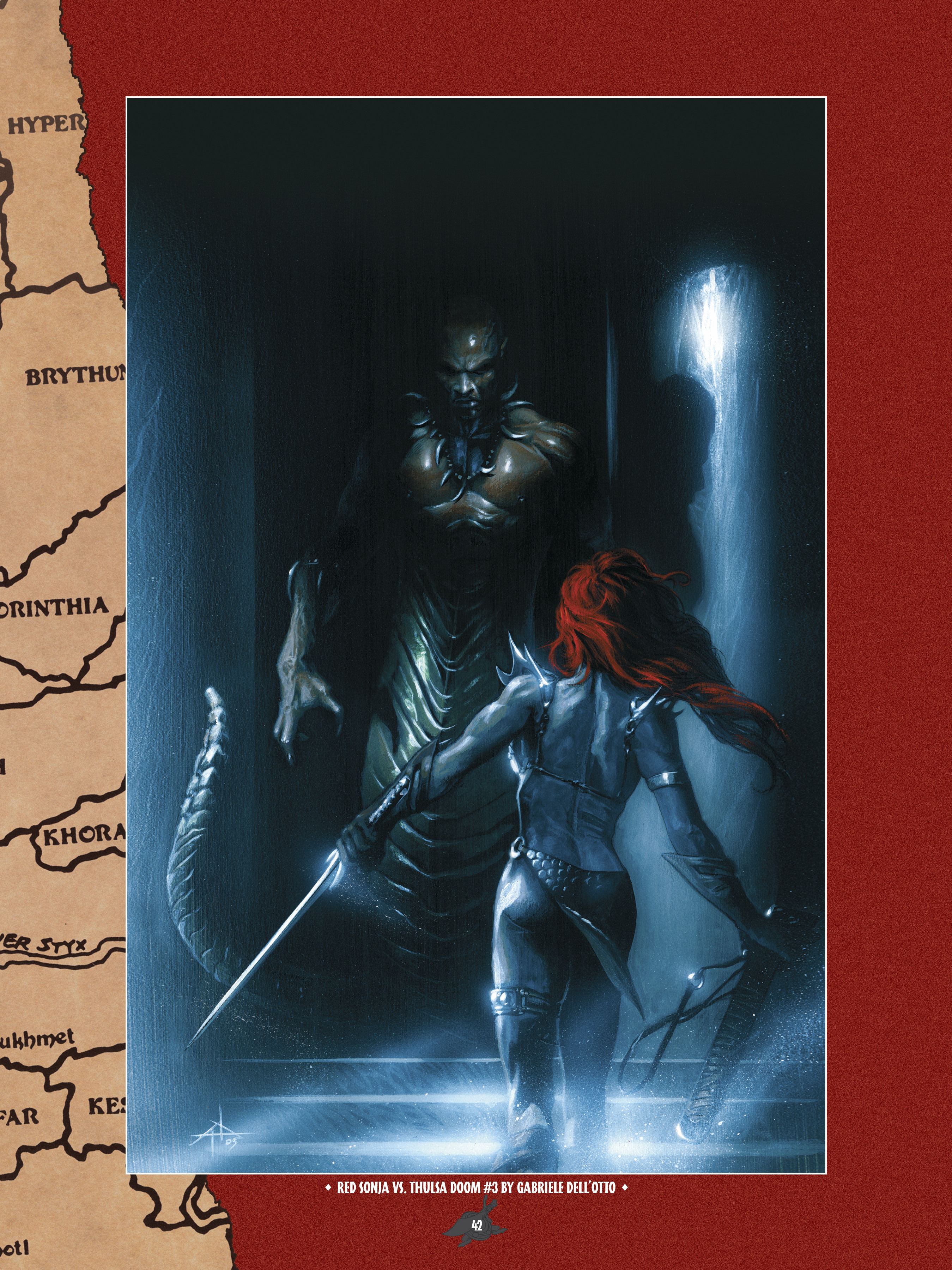 Read online The Art of Red Sonja comic -  Issue # TPB 1 (Part 1) - 41