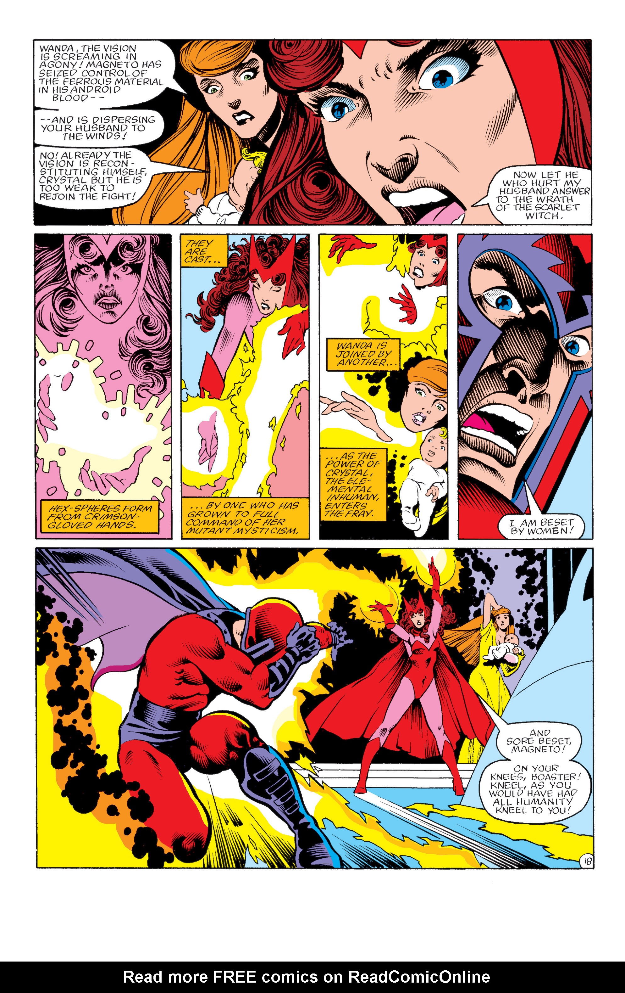 Read online The Vision and the Scarlet Witch (1982) comic -  Issue #4 - 19