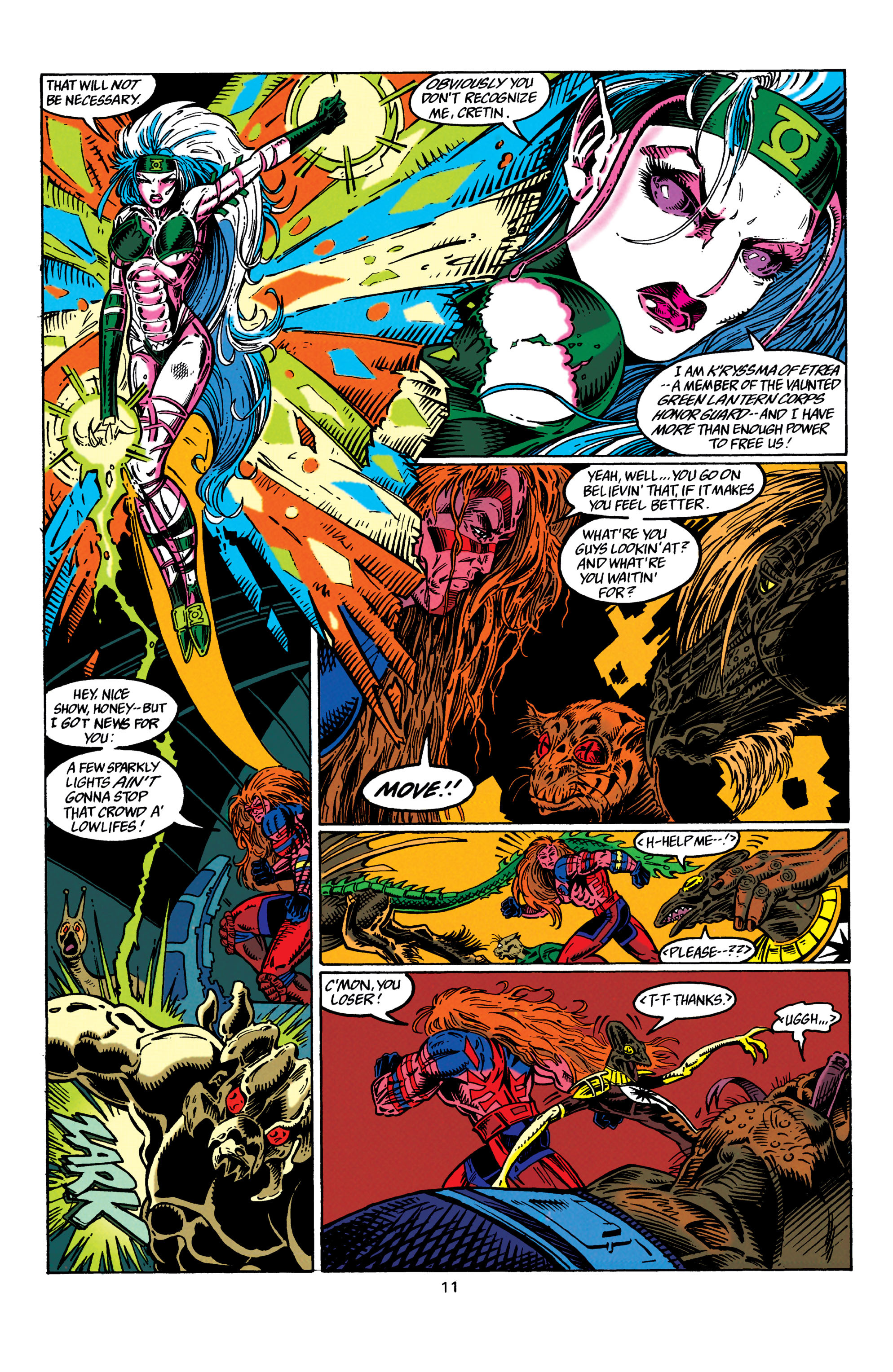 Read online Guy Gardner: Warrior comic -  Issue #35 - 11