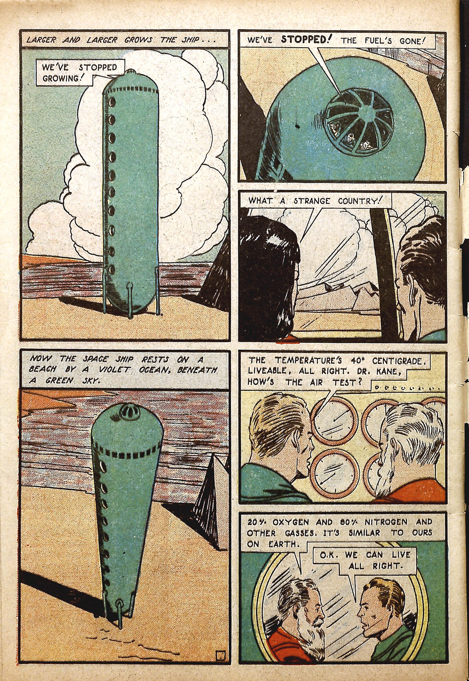 Read online Amazing Mystery Funnies comic -  Issue #23 - 62