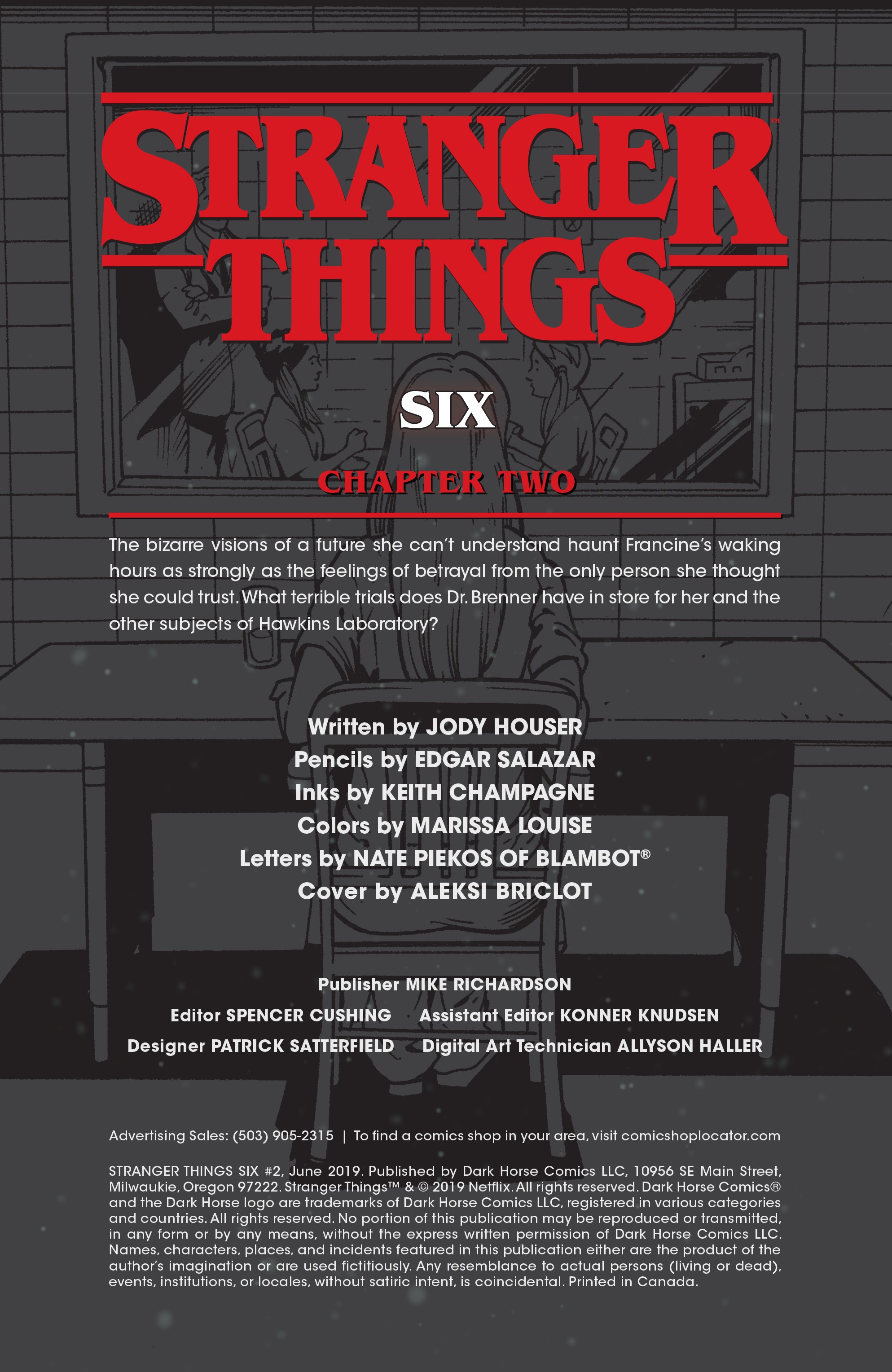 Read online Stranger Things SIX comic -  Issue #2 - 2