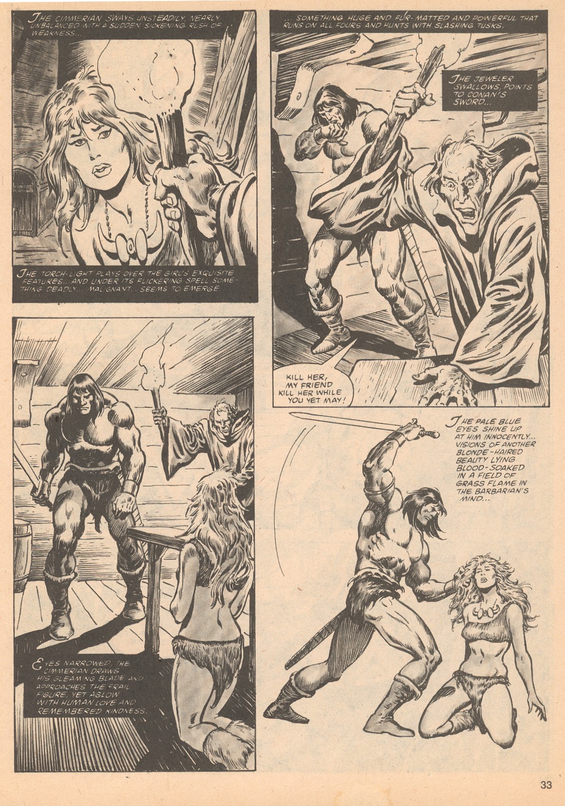 Read online The Savage Sword Of Conan comic -  Issue #64 - 33