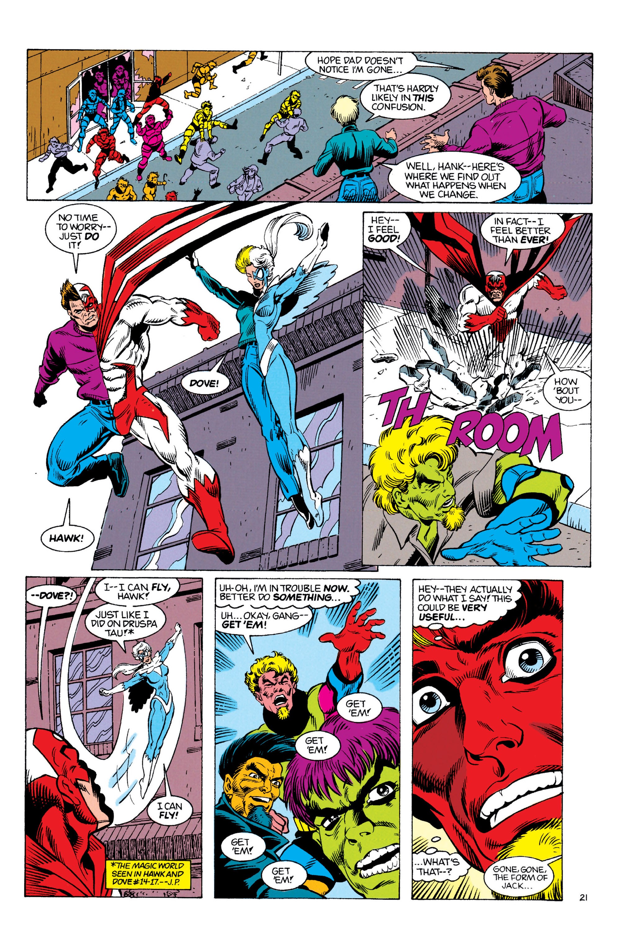 Read online Hawk and Dove (1989) comic -  Issue #18 - 22