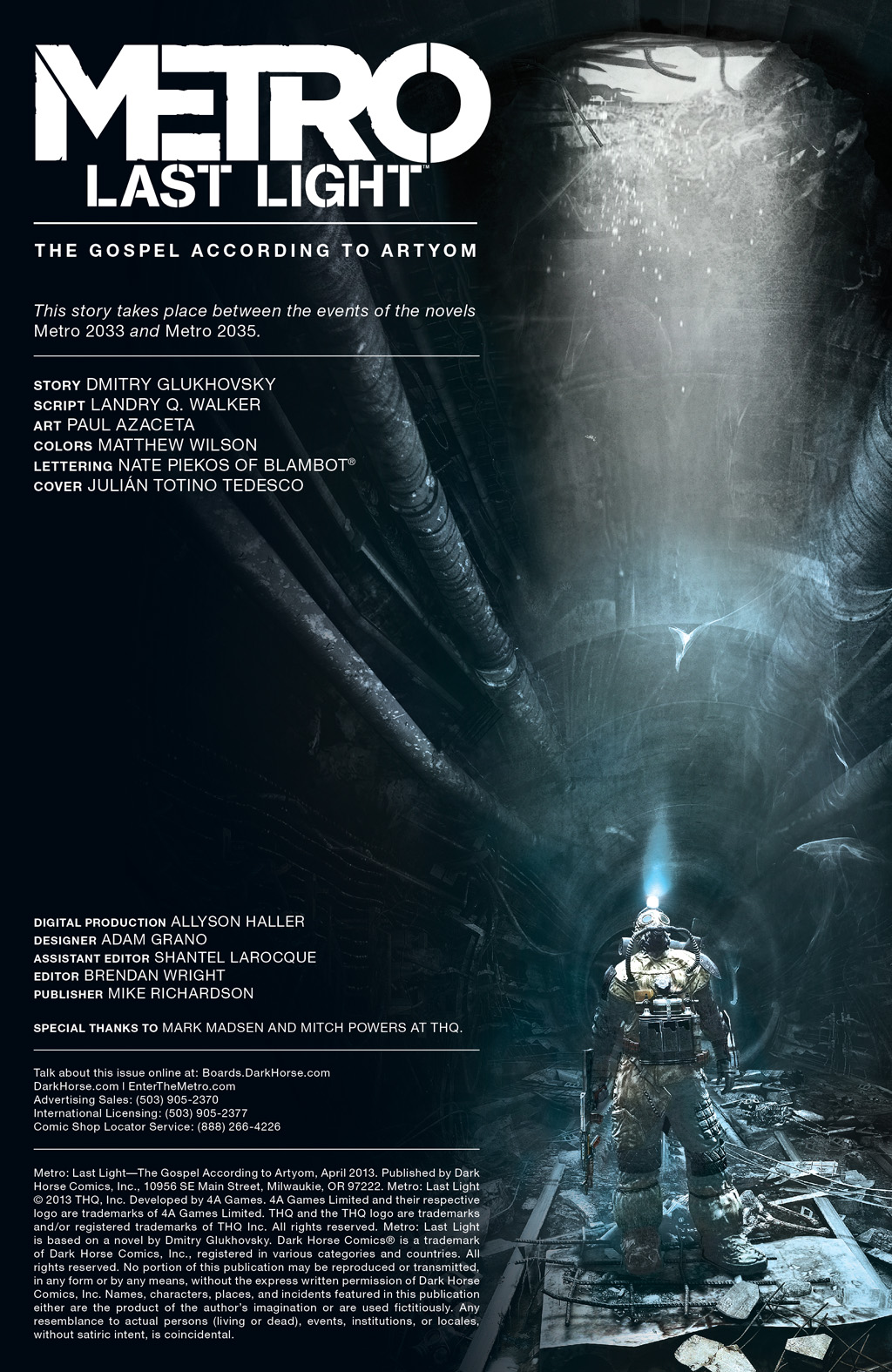 Read online Metro: Last Light comic -  Issue # Full - 2