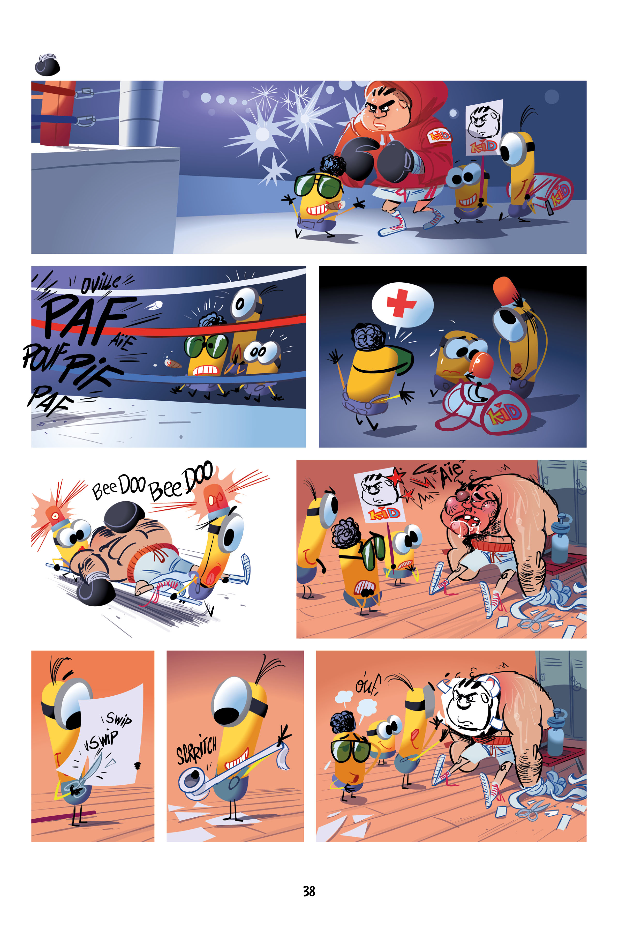 Read online Minions: Super Banana Games! comic -  Issue # Full - 37