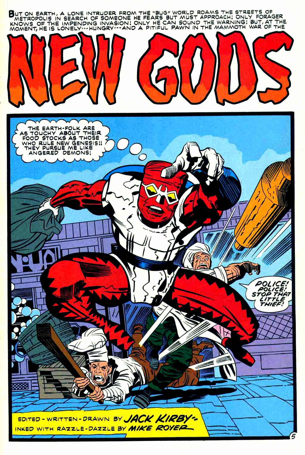 Read online New Gods (1984) comic -  Issue #5 - 36