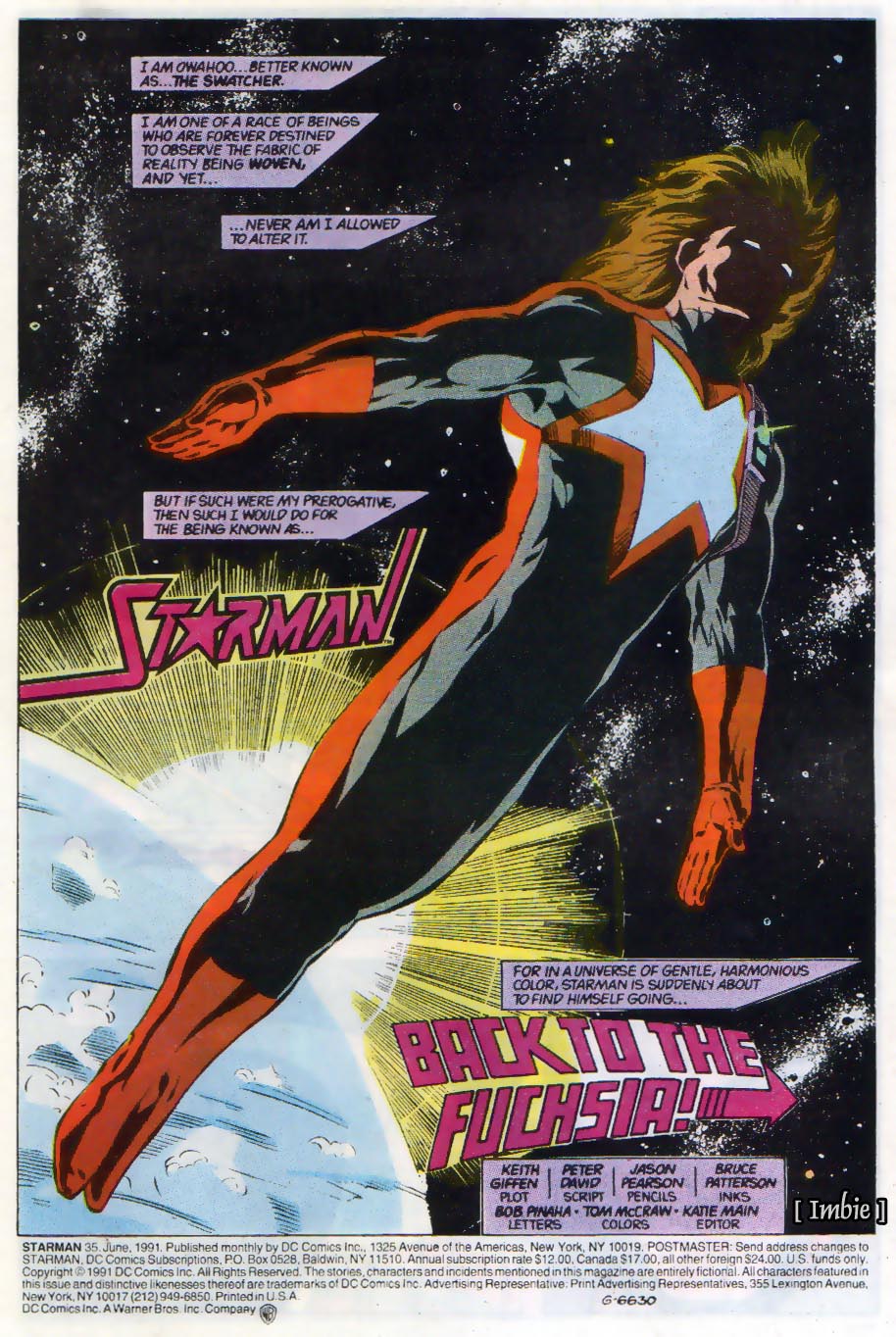 Read online Starman (1988) comic -  Issue #35 - 2