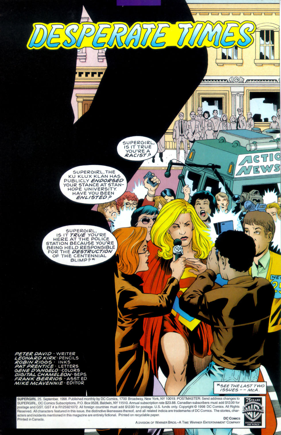 Read online Supergirl (1996) comic -  Issue #25 - 2