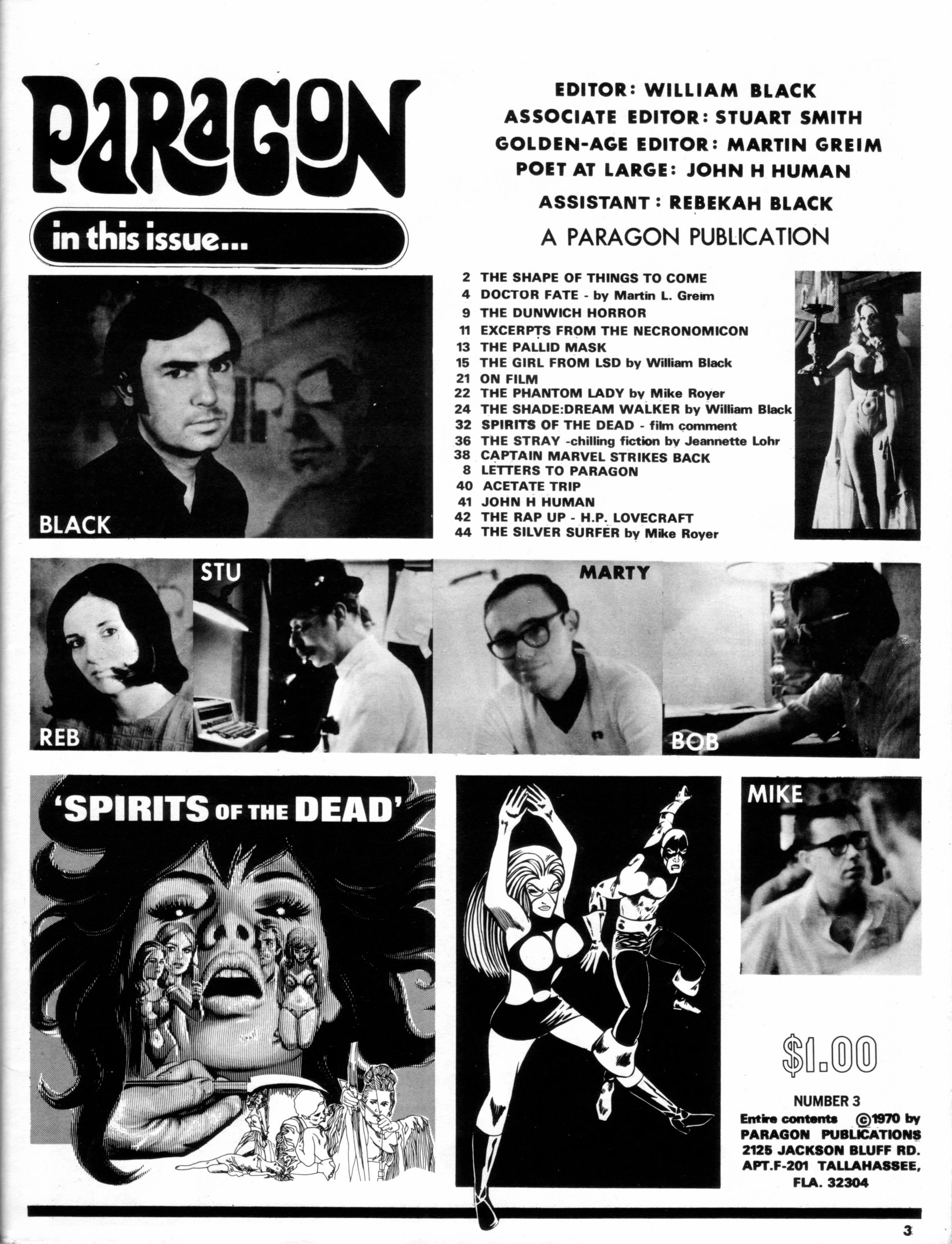 Read online Paragon Illustrated (1969) comic -  Issue #3 - 3
