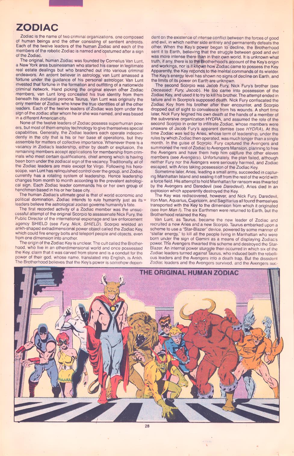 Read online The Official Handbook of the Marvel Universe Deluxe Edition comic -  Issue #15 - 30