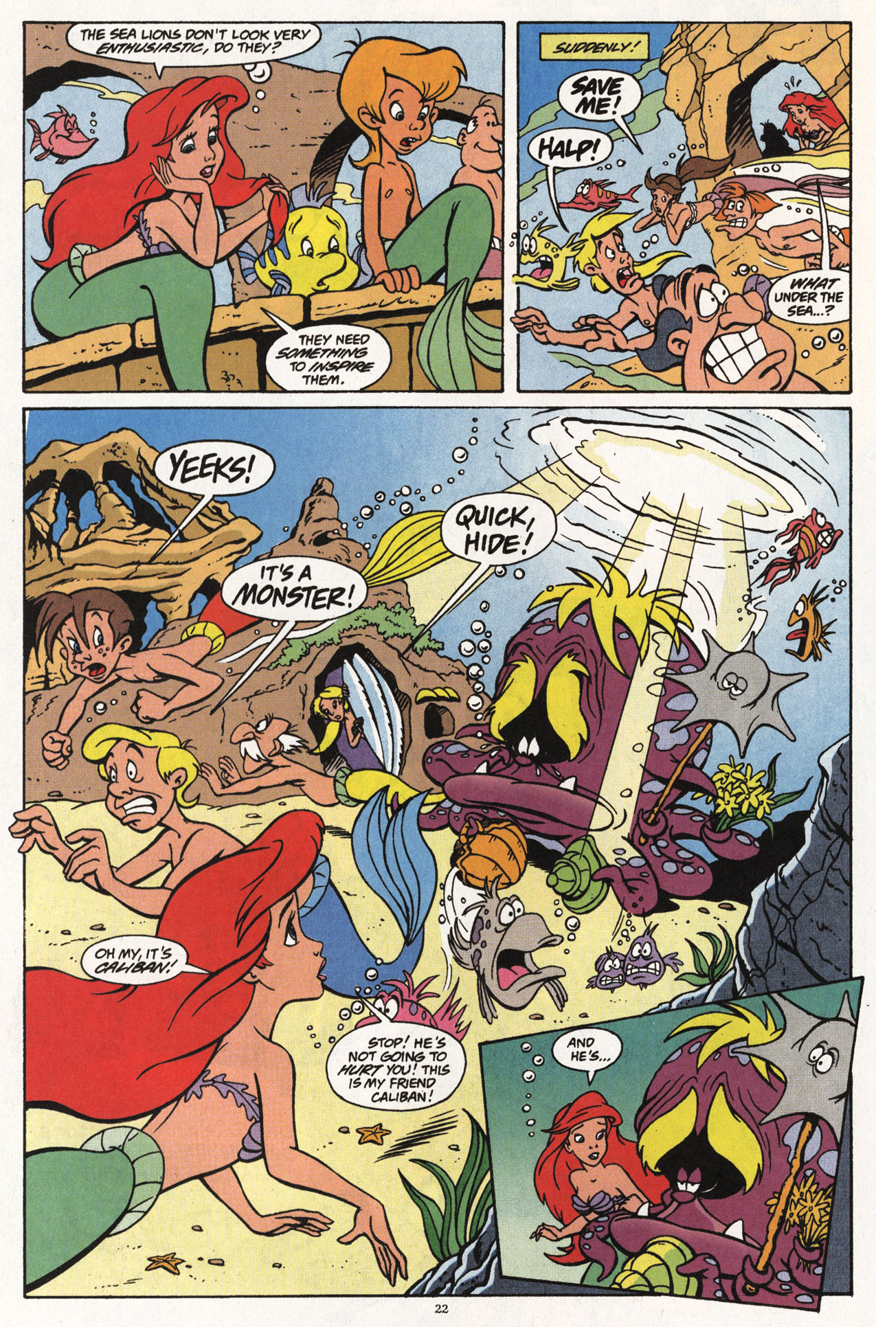 Read online Disney's The Little Mermaid comic -  Issue #10 - 24