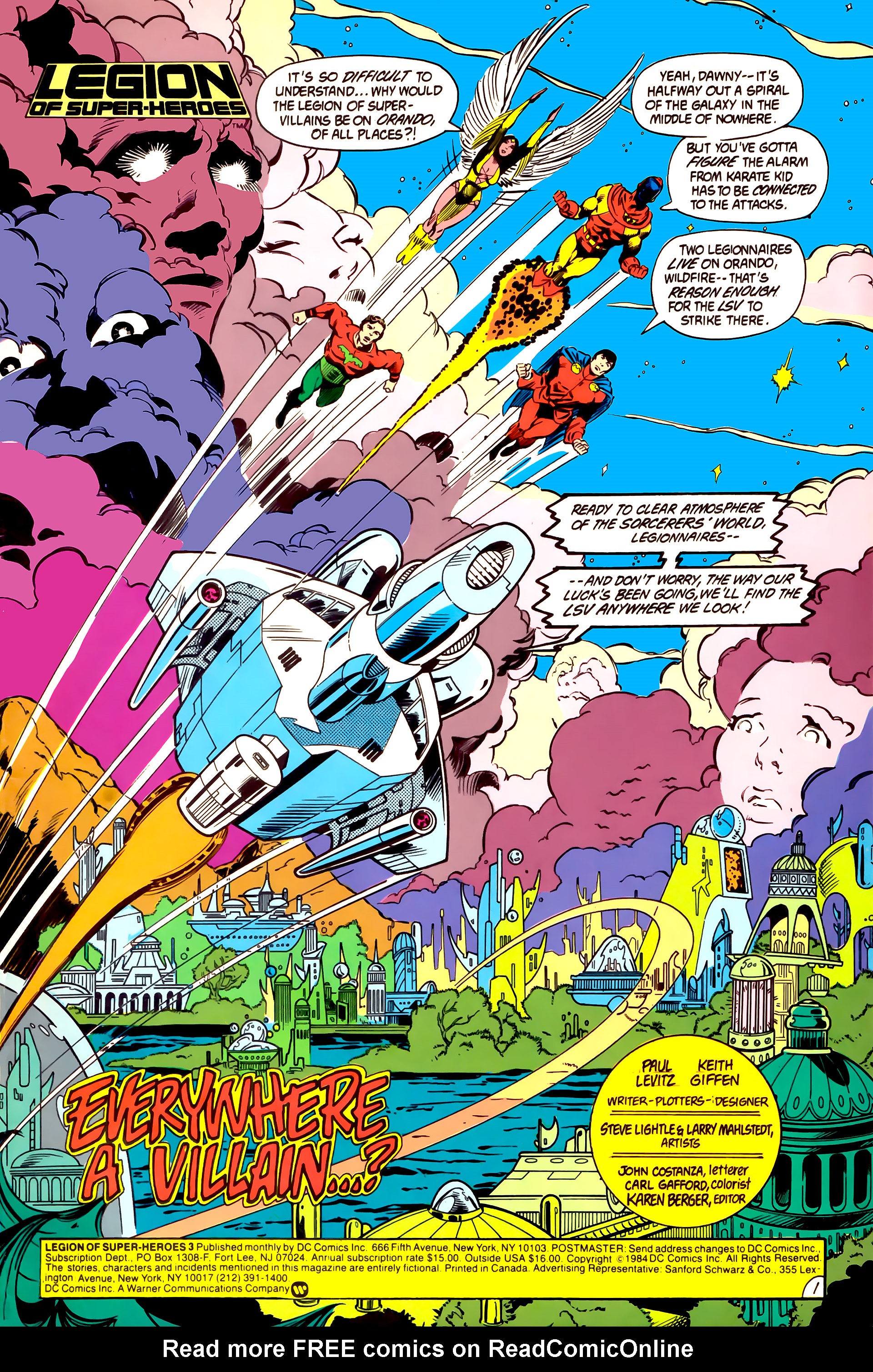 Legion of Super-Heroes (1984) 3 Page 2