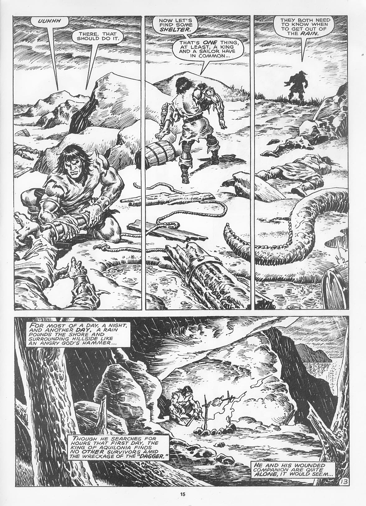Read online The Savage Sword Of Conan comic -  Issue #166 - 17