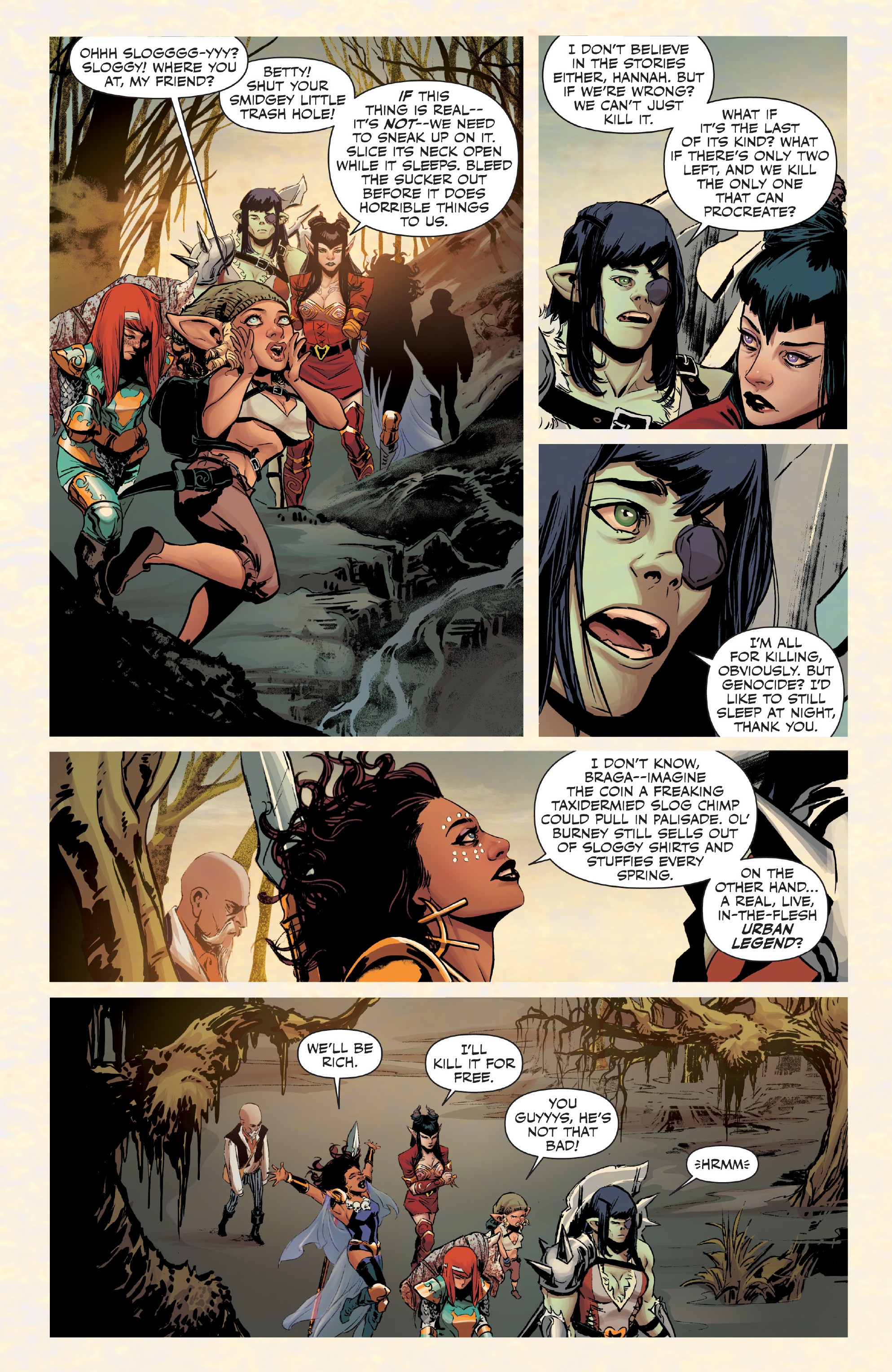 Read online Rat Queens Special: Swamp Romp comic -  Issue # Full - 7