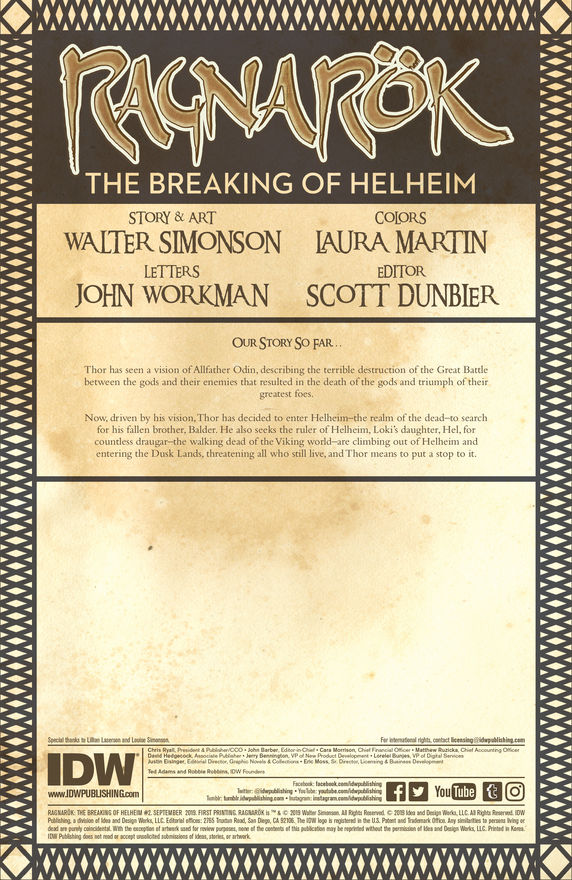 Read online Ragnarok: The Breaking of Helheim comic -  Issue #2 - 2